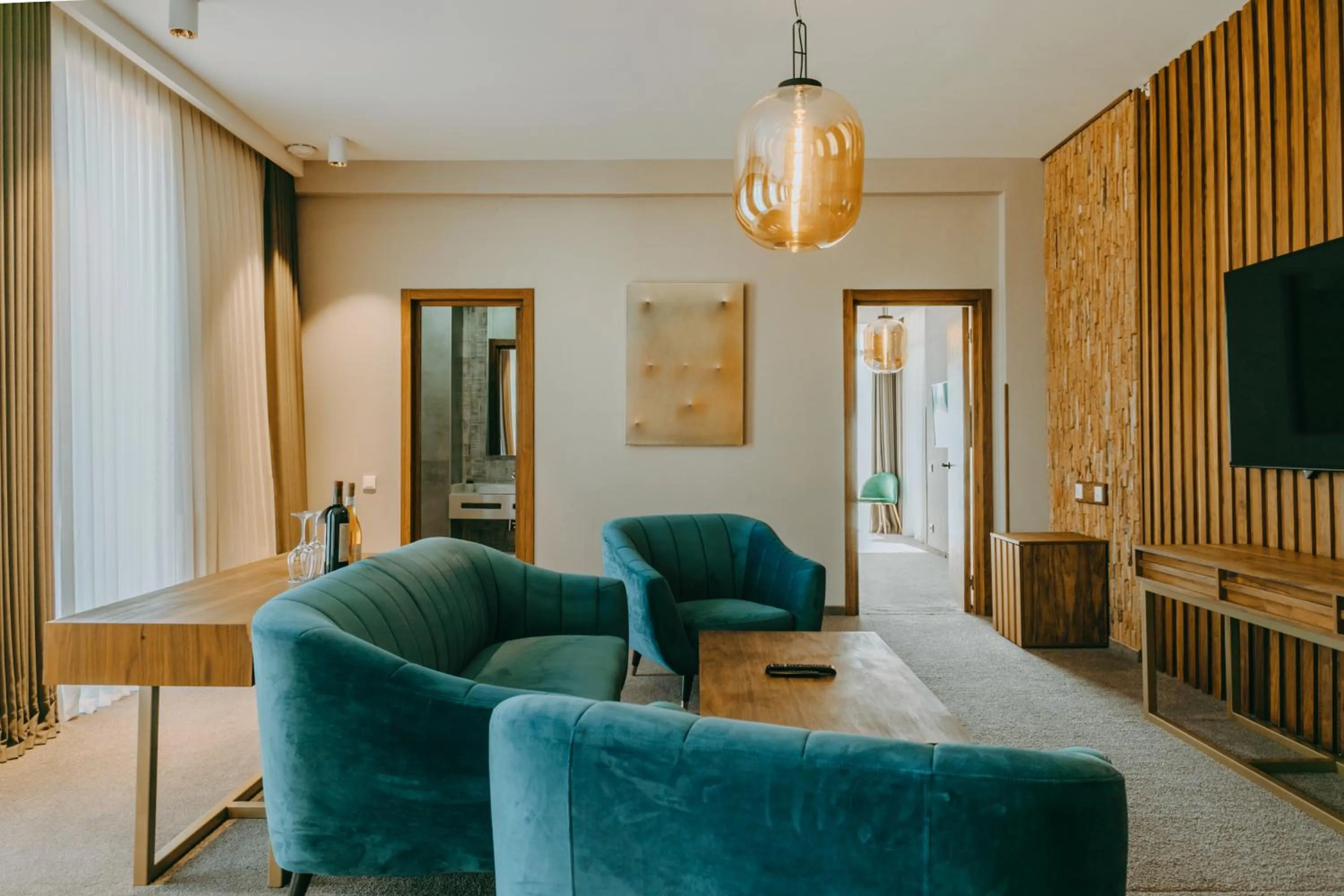 Seating area in Mtserlebi Resort