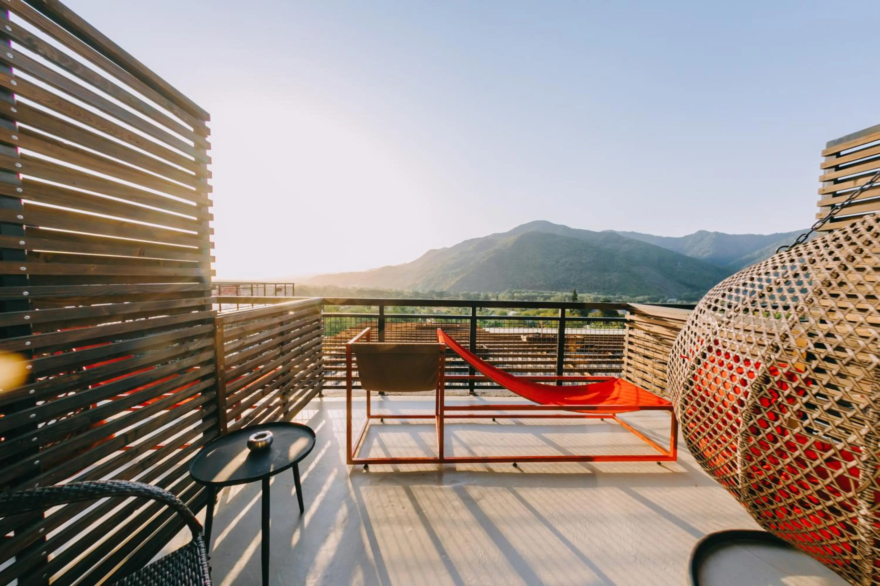 Natural landscape in Mtserlebi Resort