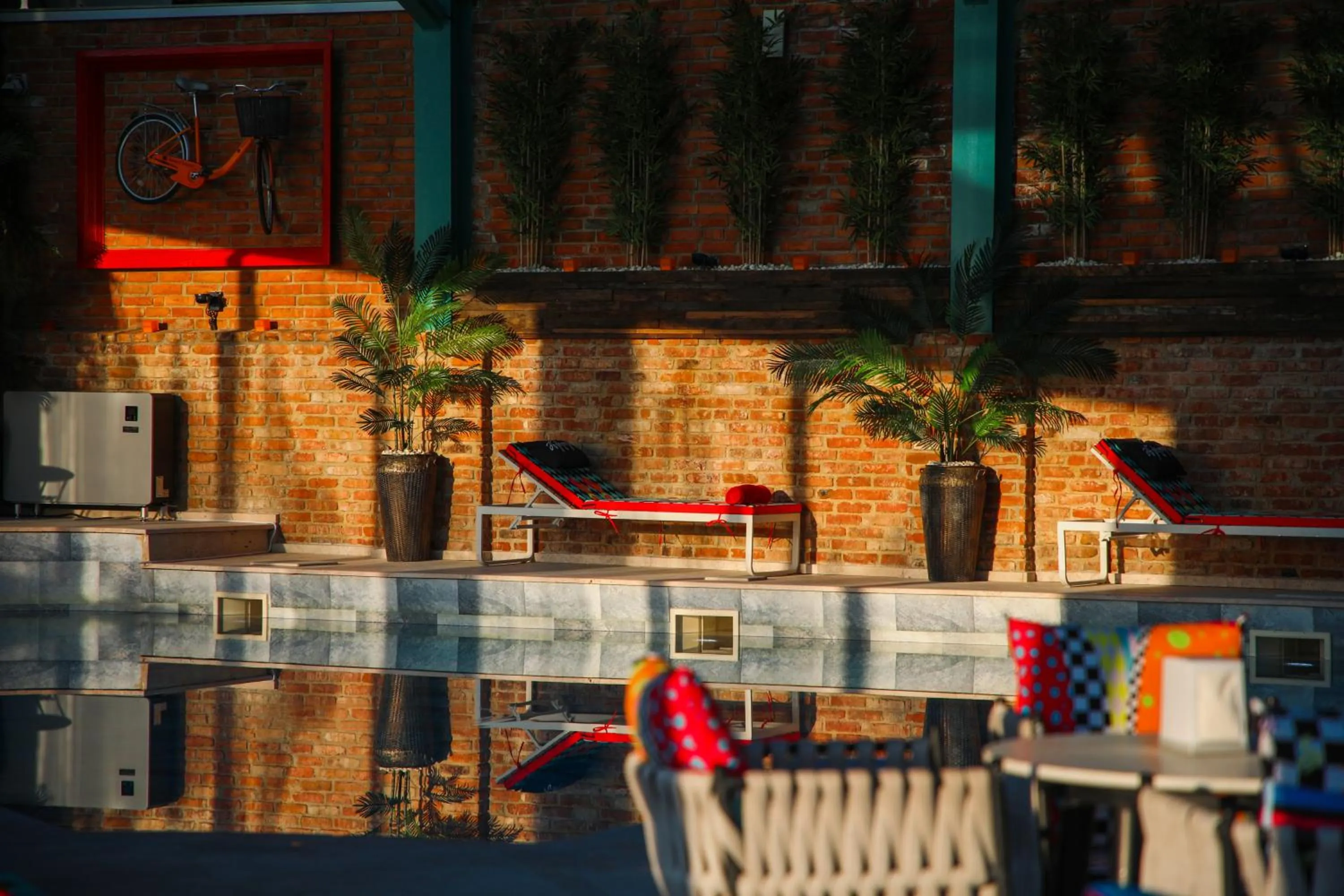 Swimming pool in Mtserlebi Resort