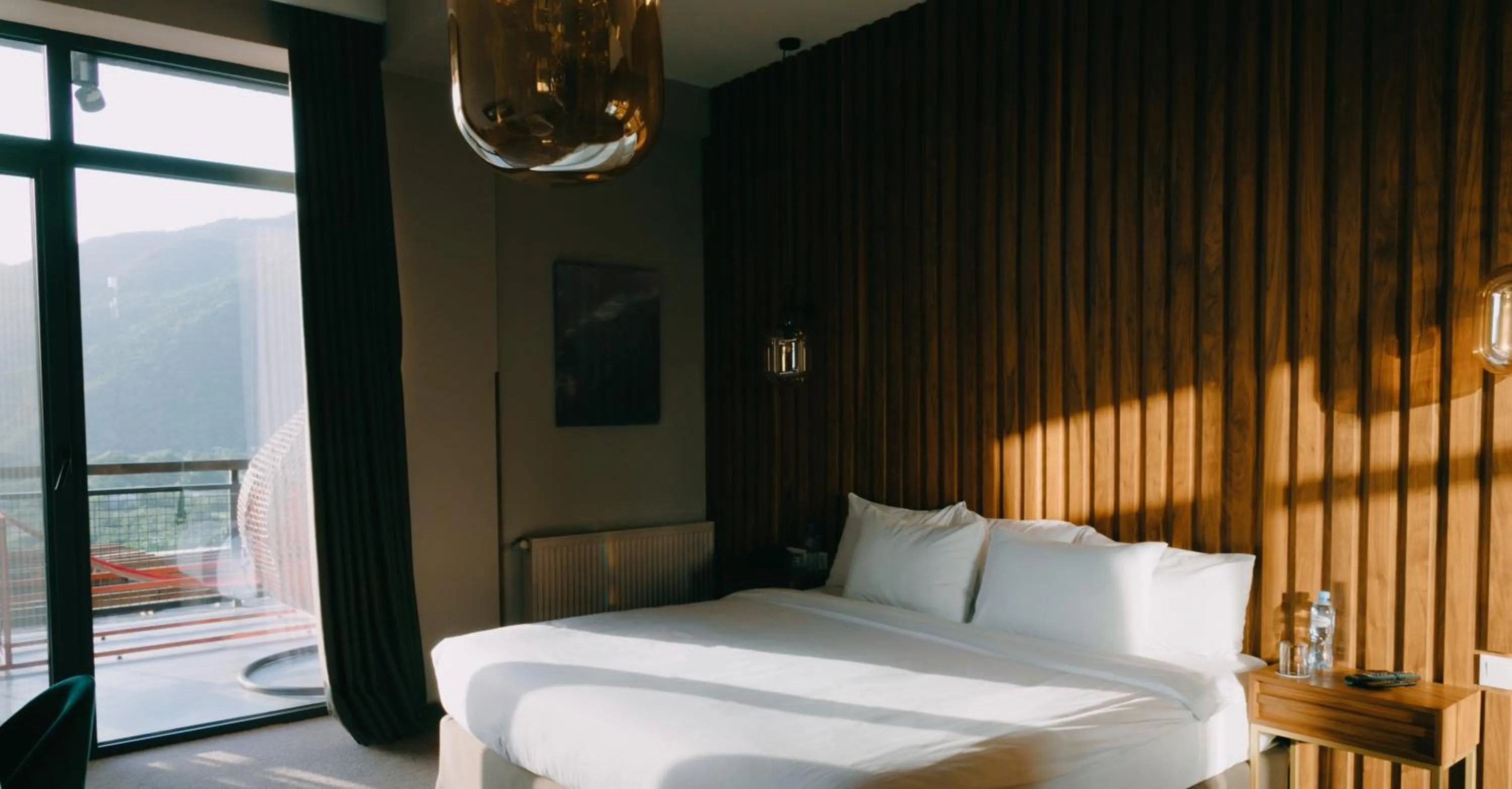 Bed in Mtserlebi Resort