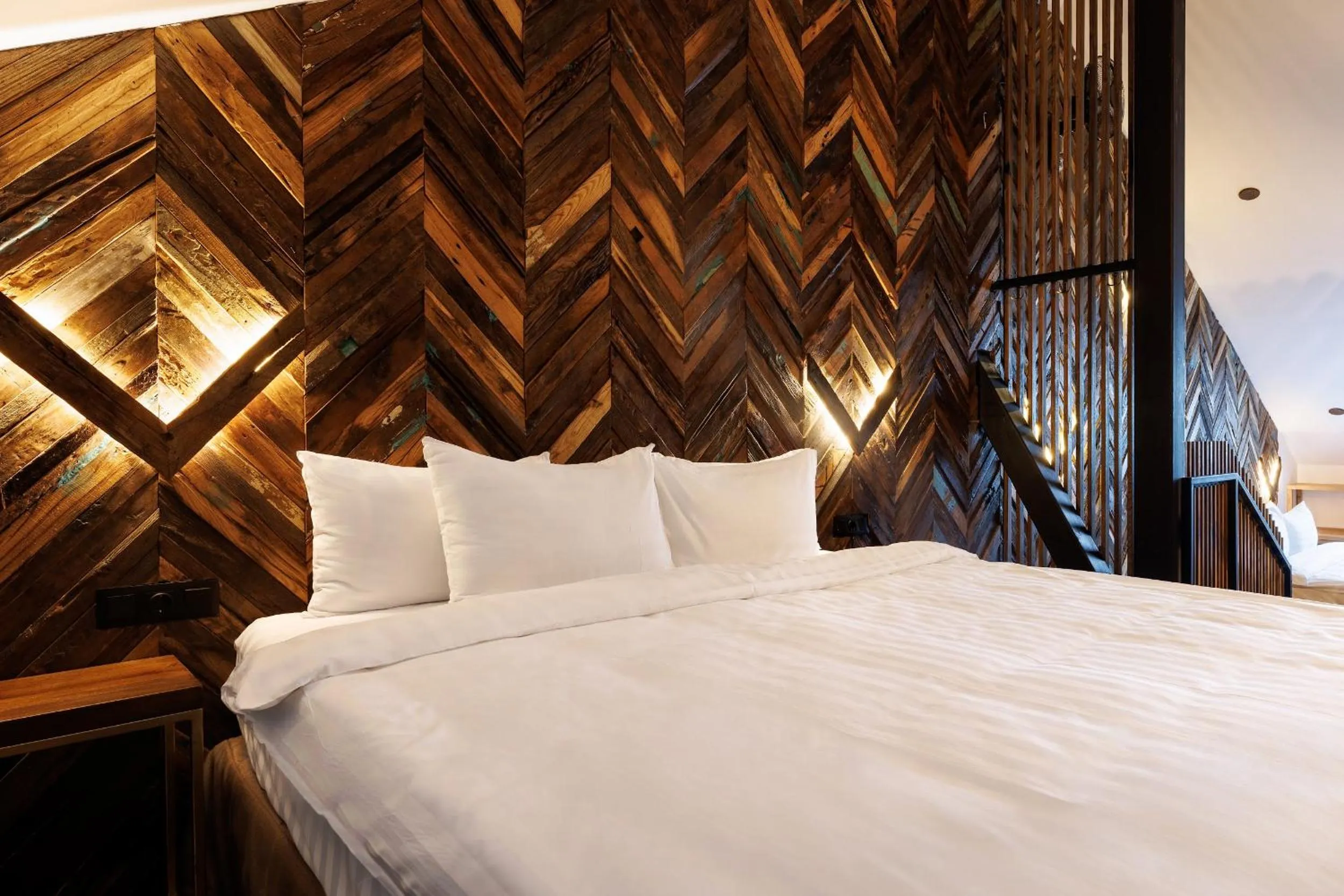 Bed in Mtserlebi Resort