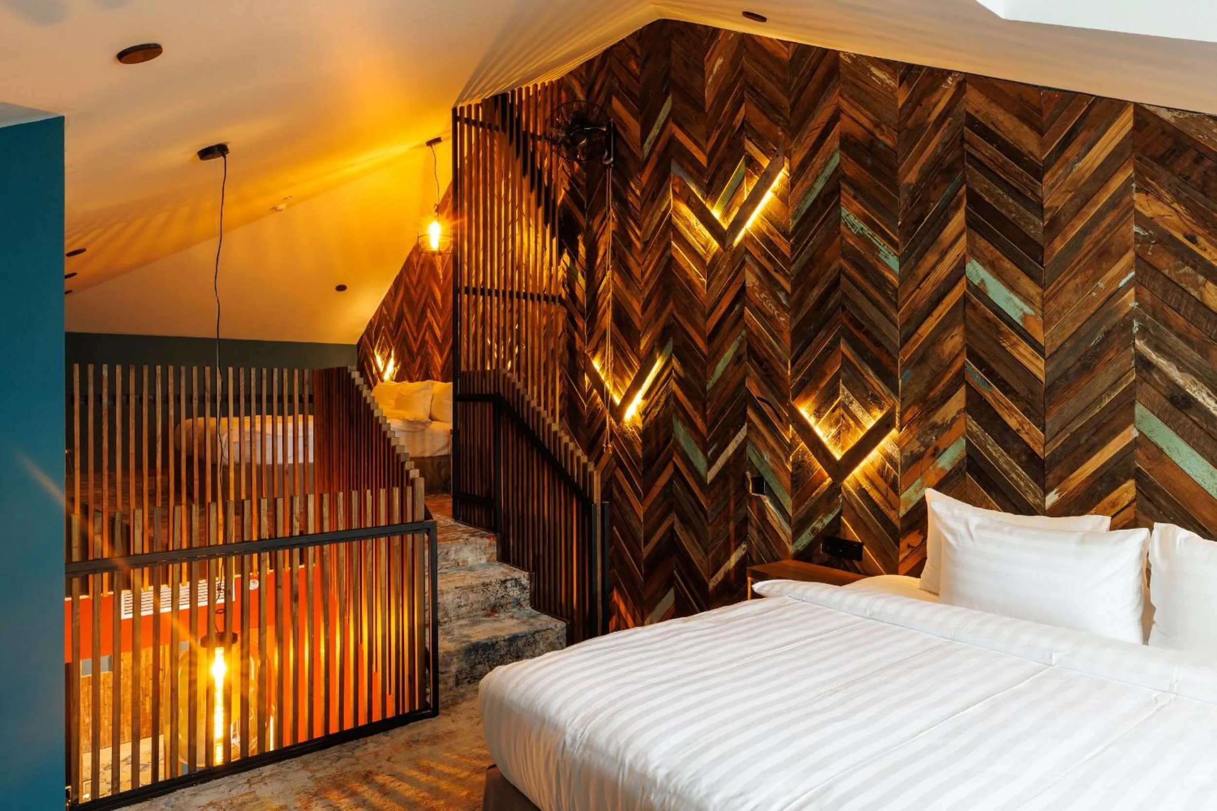 Bed in Mtserlebi Resort