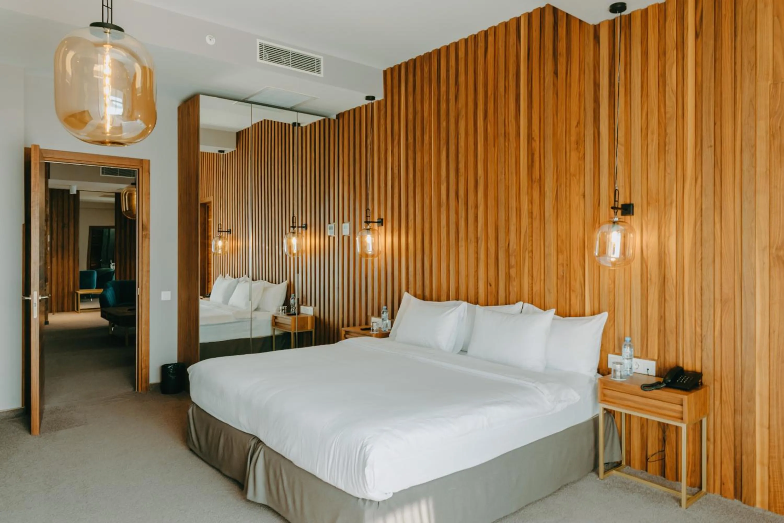 Bedroom, Bed in Mtserlebi Resort