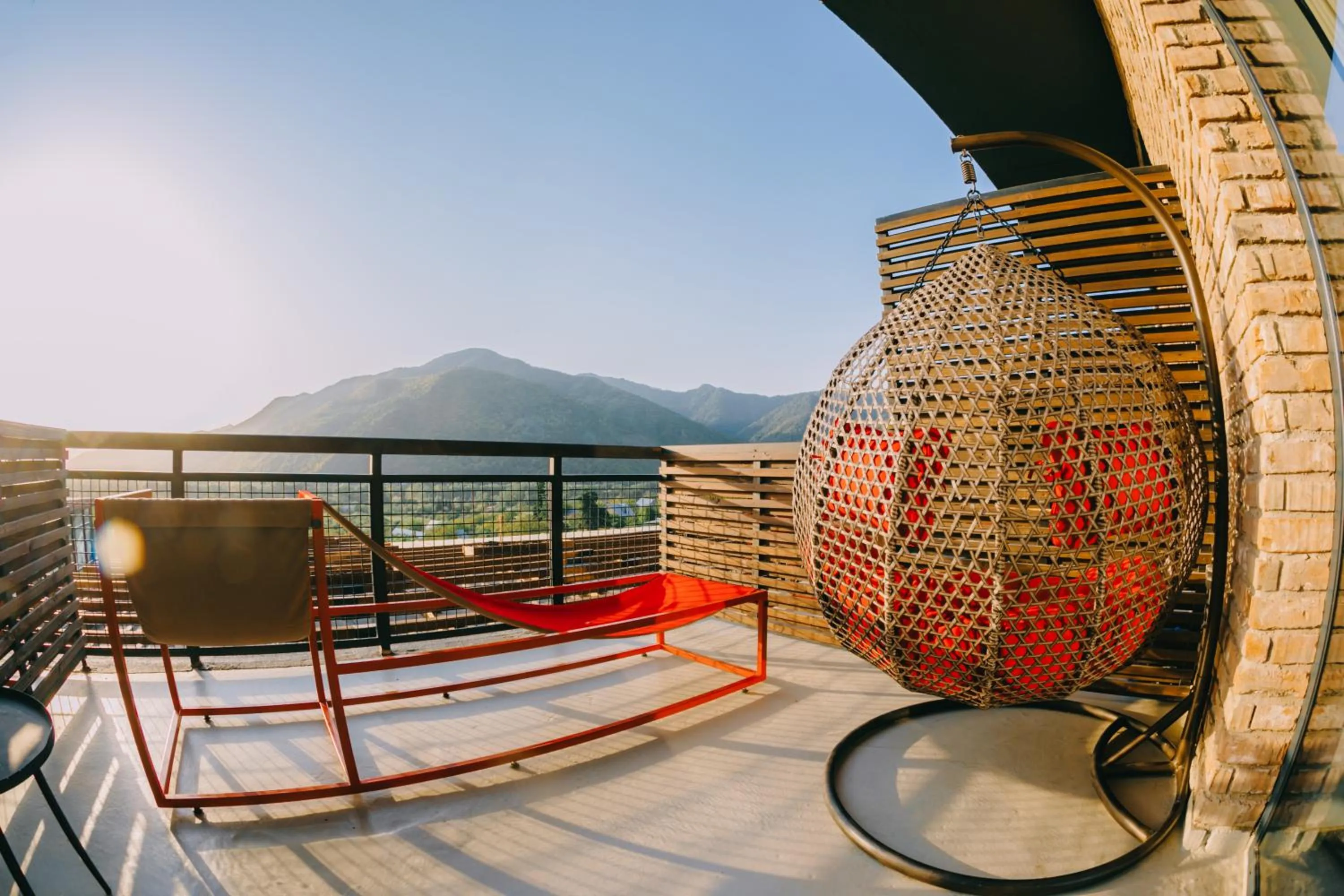 Balcony/Terrace in Mtserlebi Resort