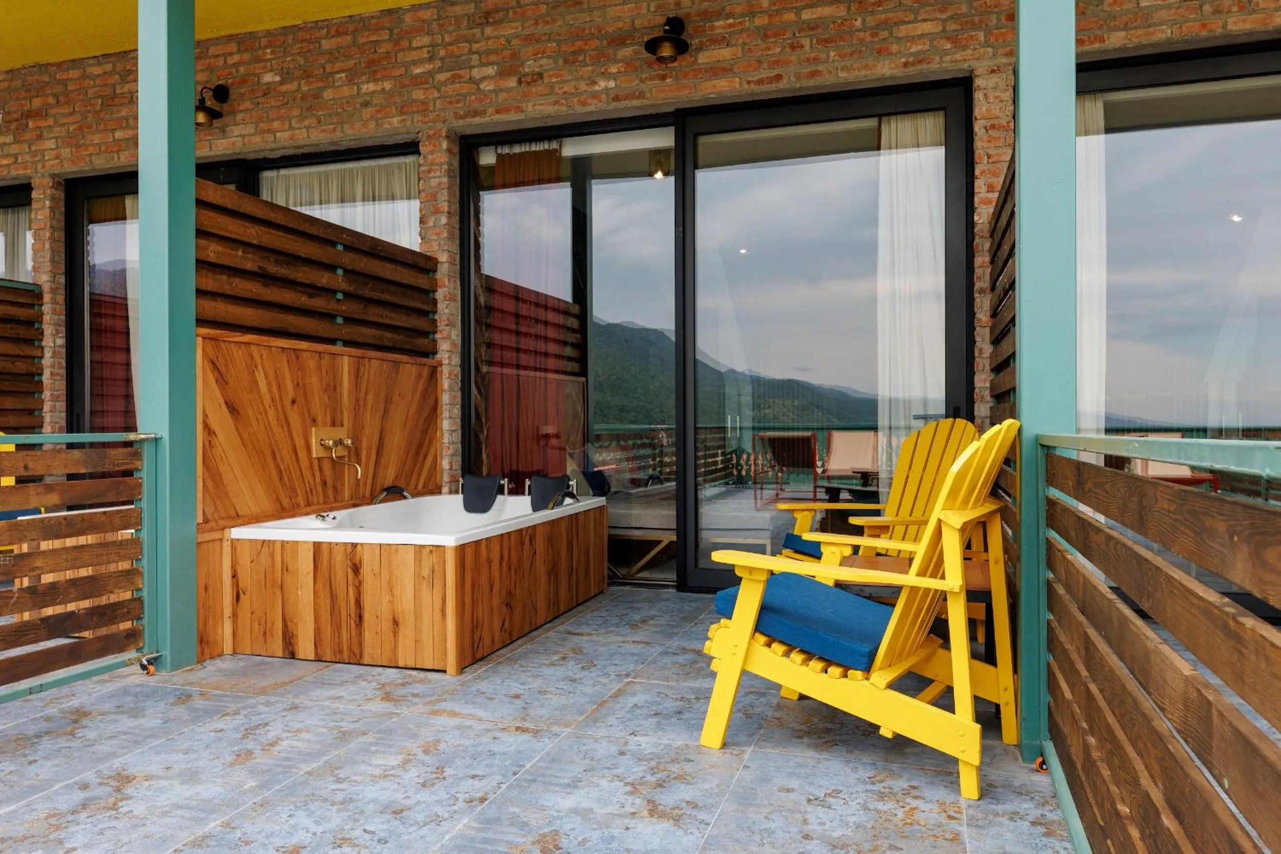 Hot Tub in Mtserlebi Resort