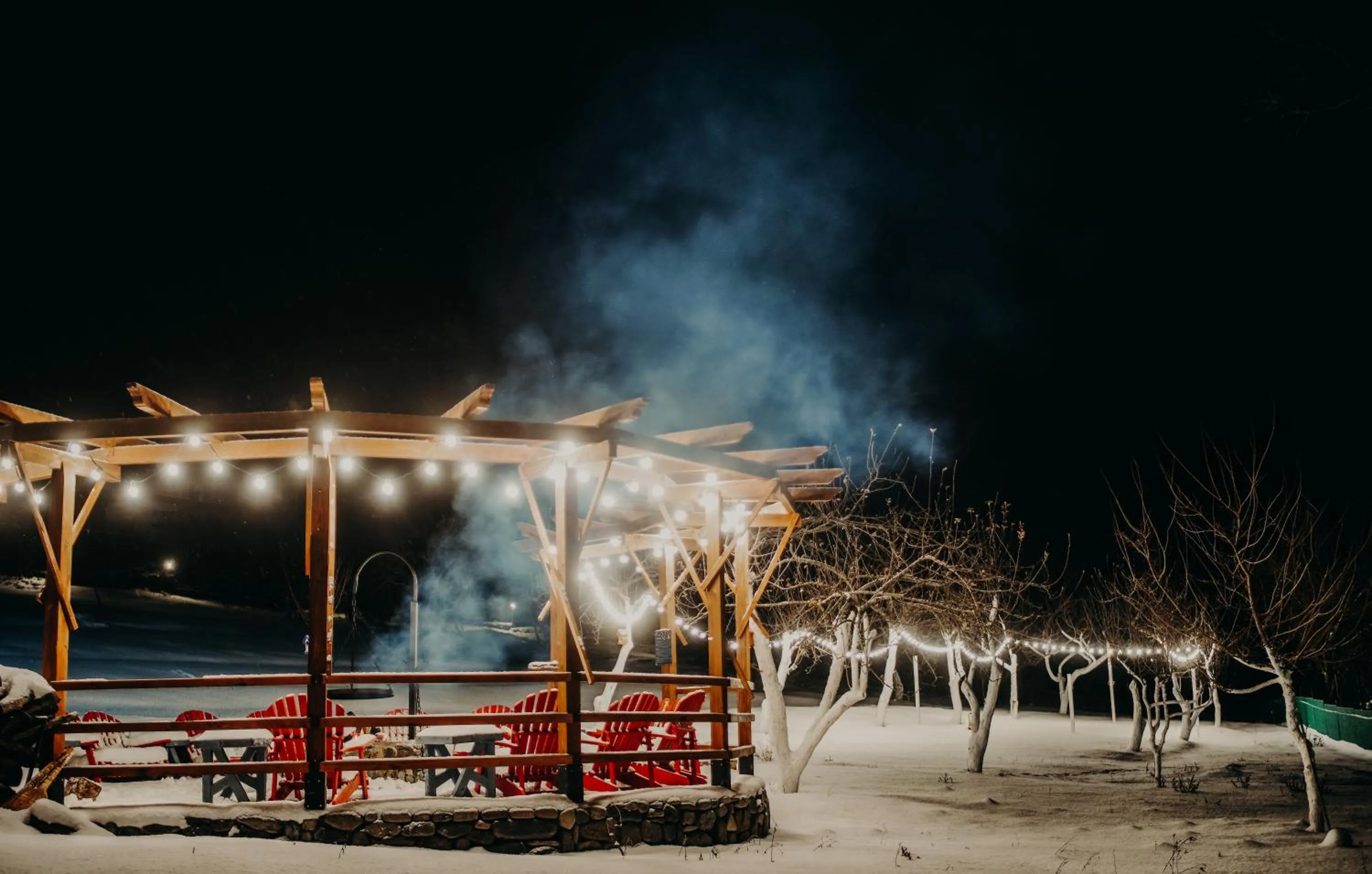 Winter in Mtserlebi Resort