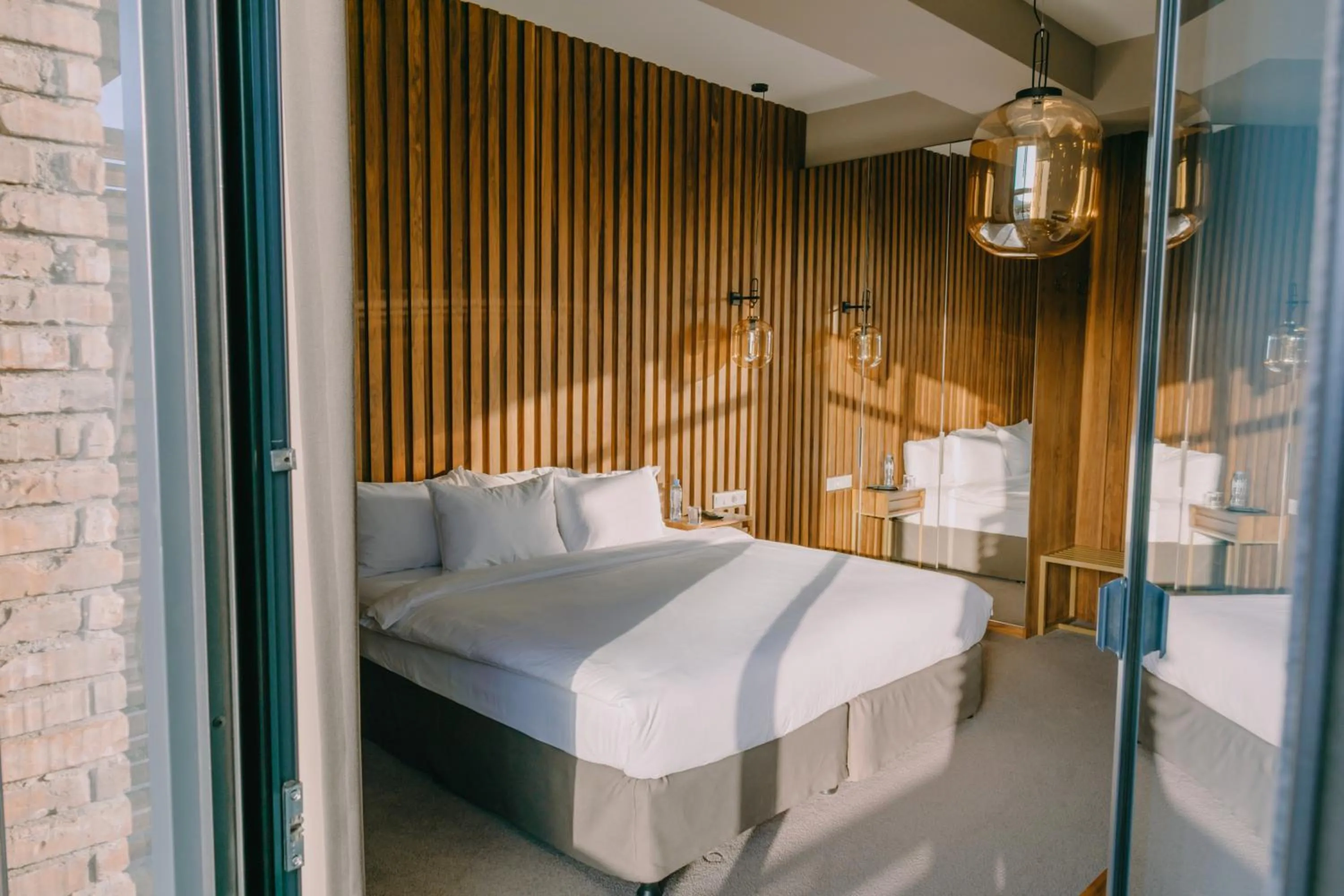 Bed in Mtserlebi Resort