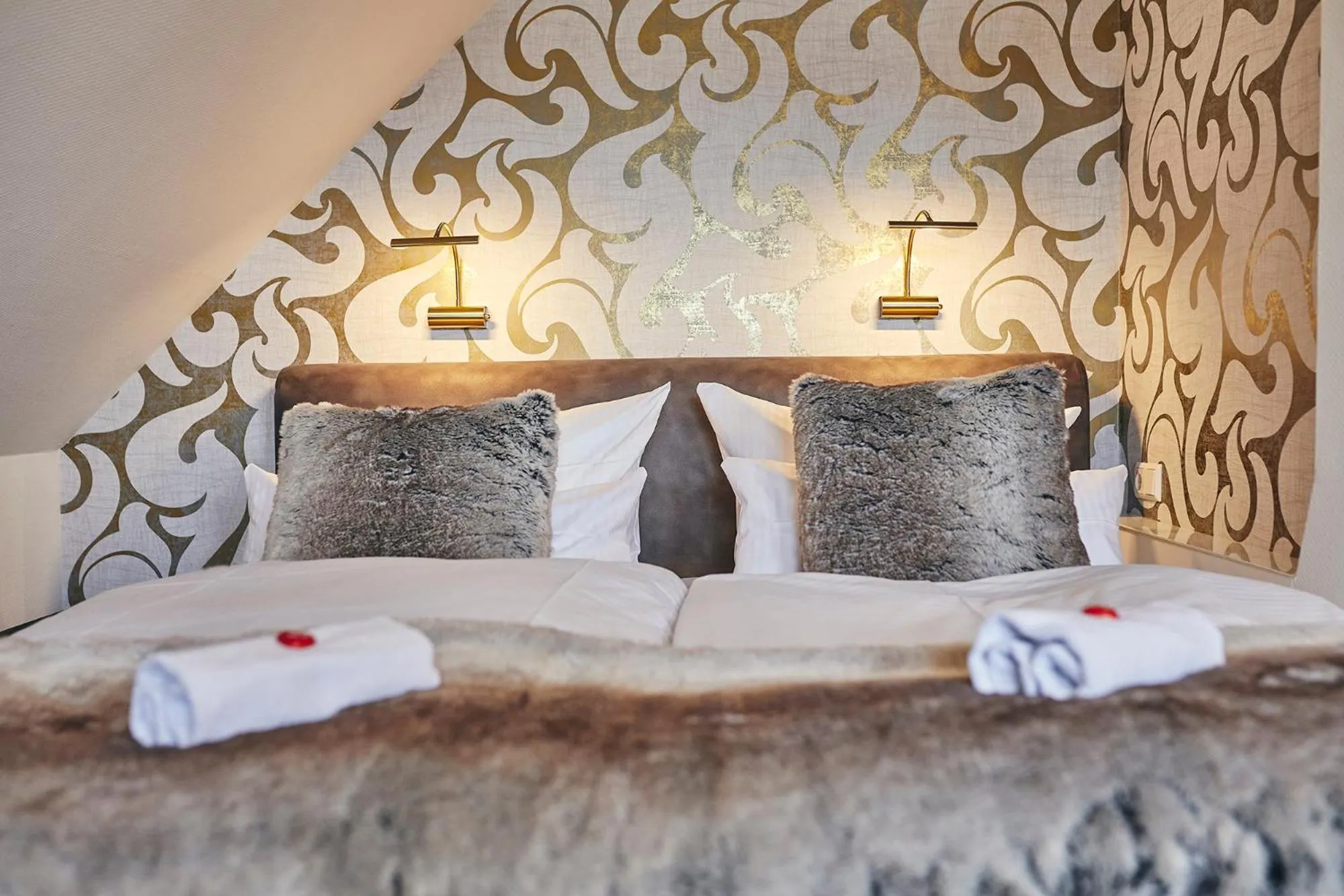 Bed in Boutiquehotel Liebesglück - adults only