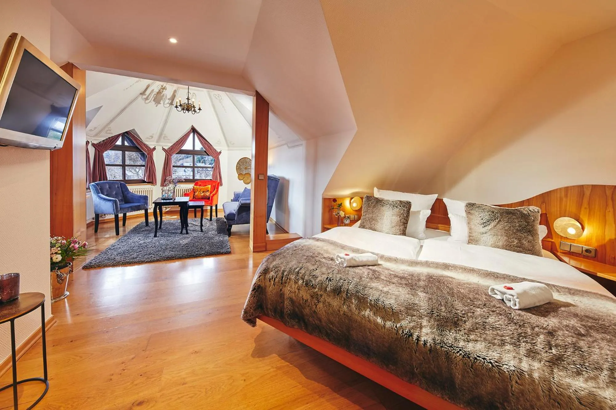 Photo of the whole room, Bed in Boutiquehotel Liebesglück - adults only