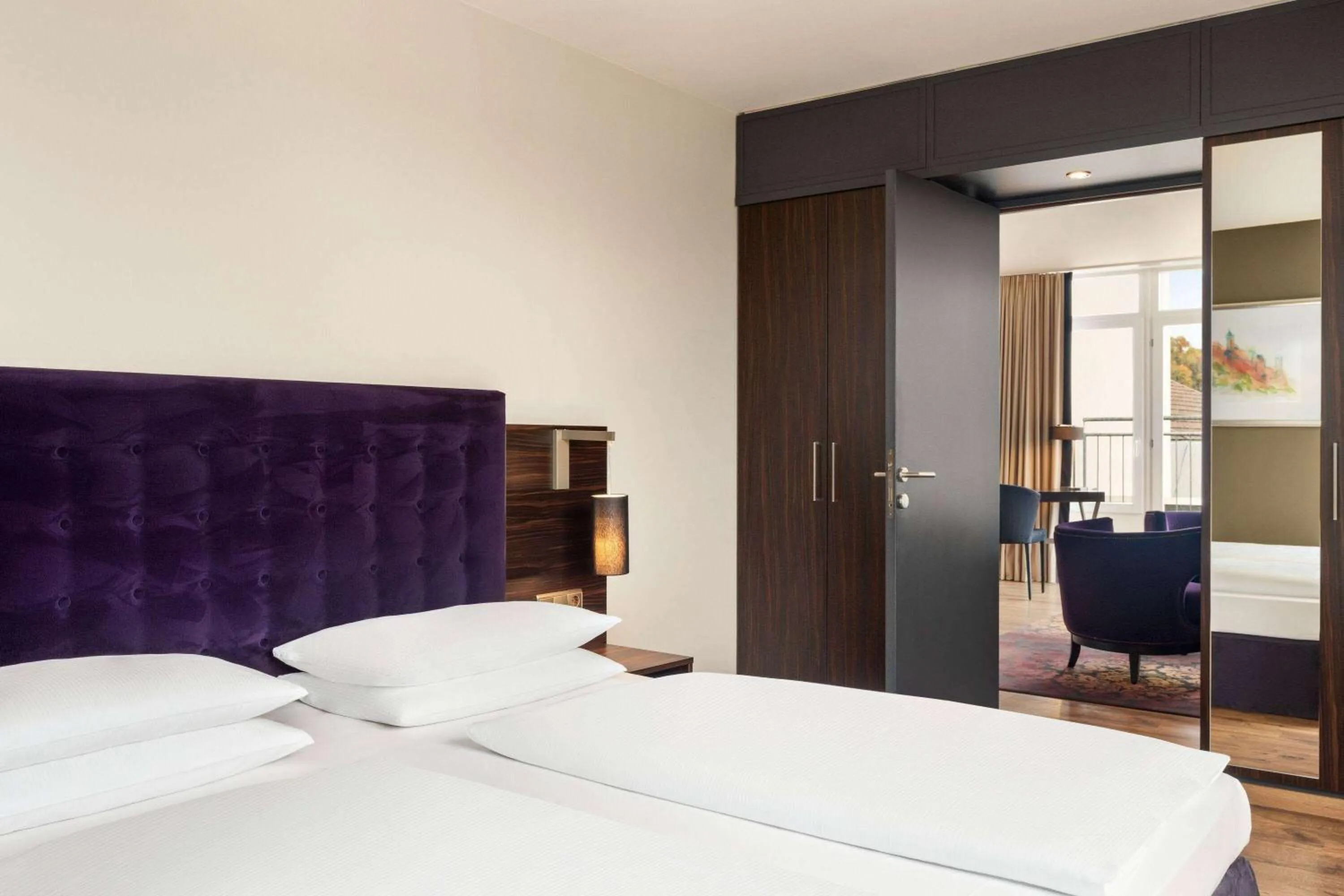 Bed in Vienna House by Wyndham Thüringer Hof Eisenach