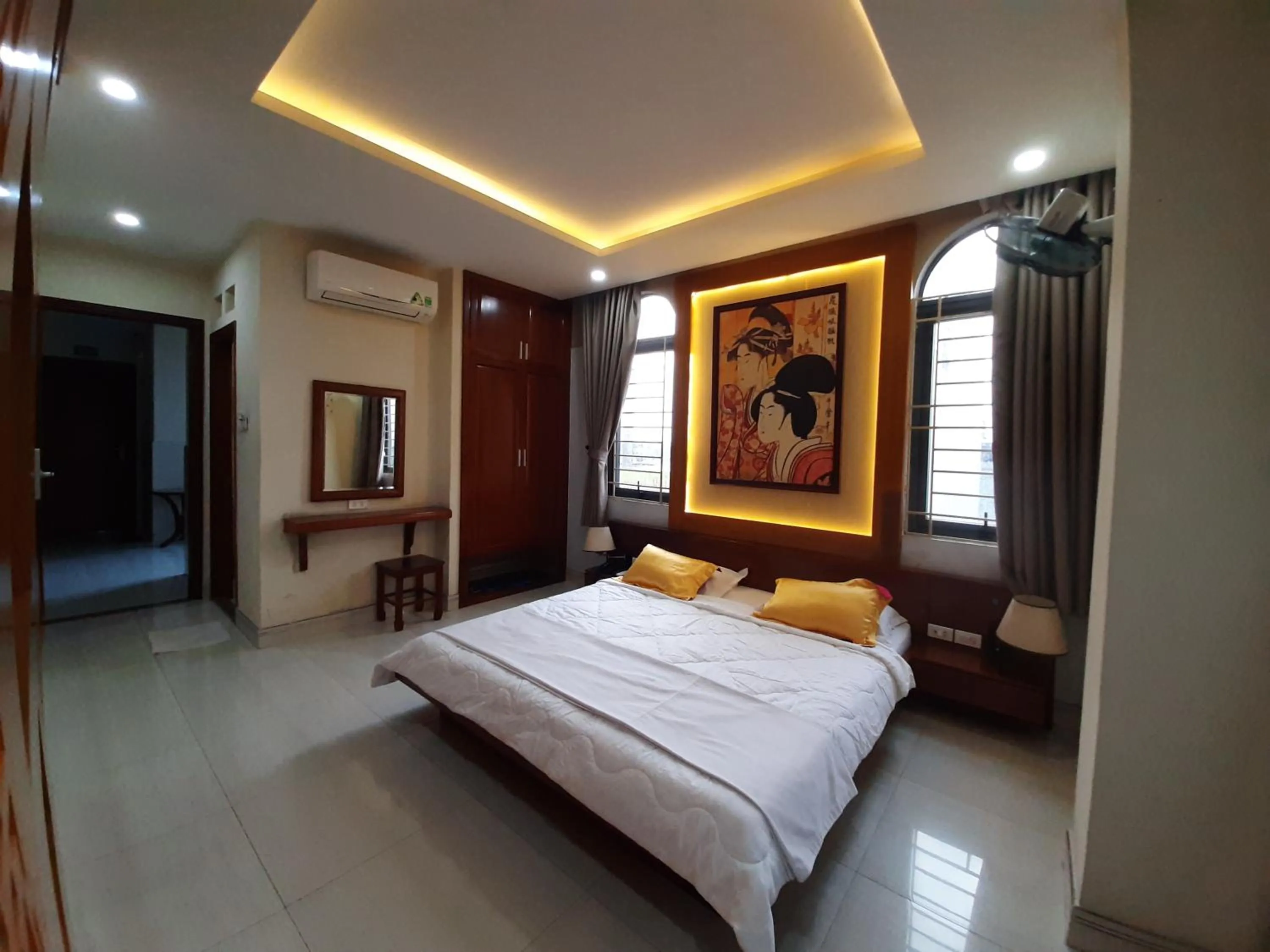 Bed in Hotel Phú Sĩ