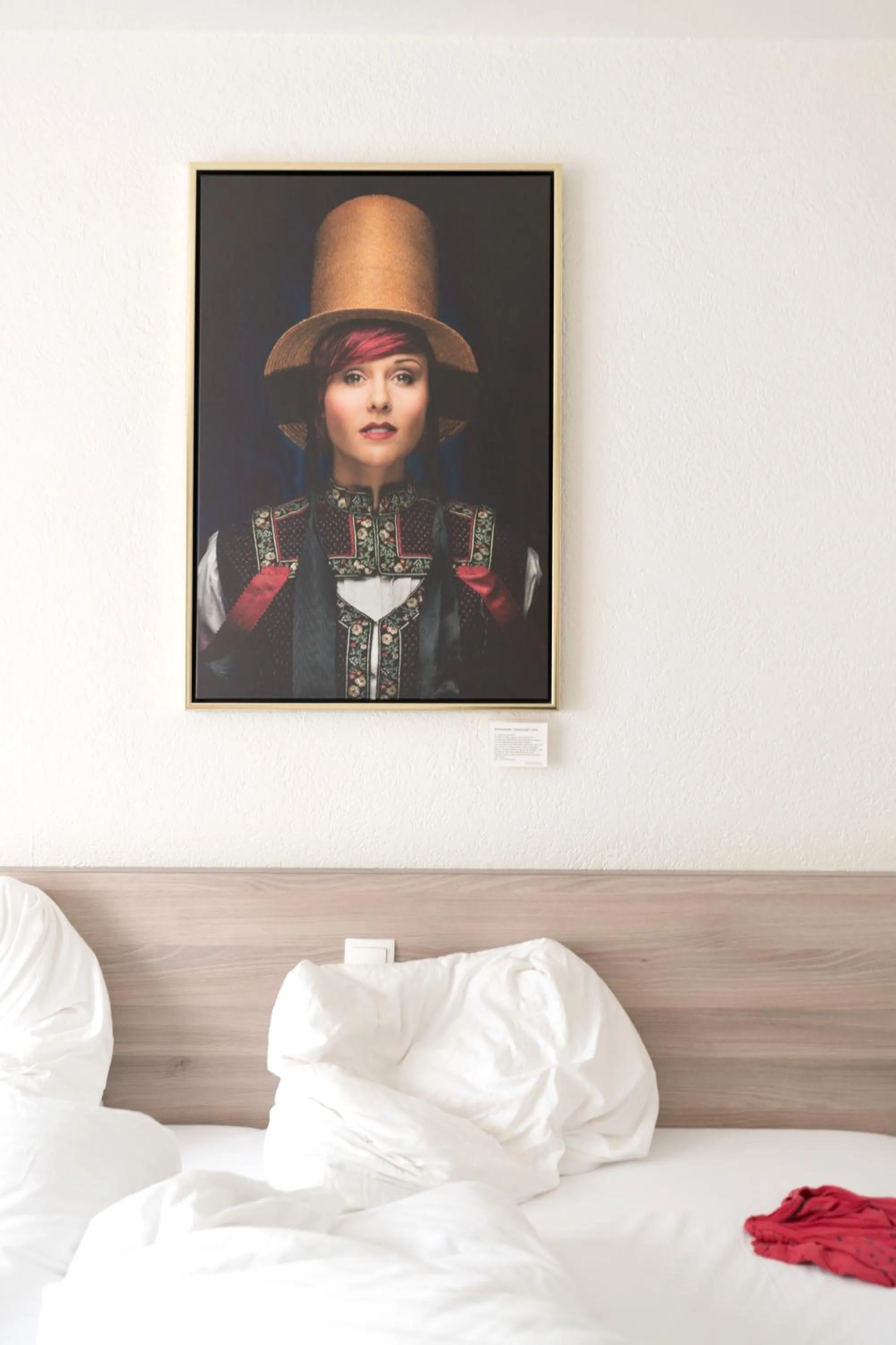 Decorative detail, Bed in Hotel Schwarzwälder Hof