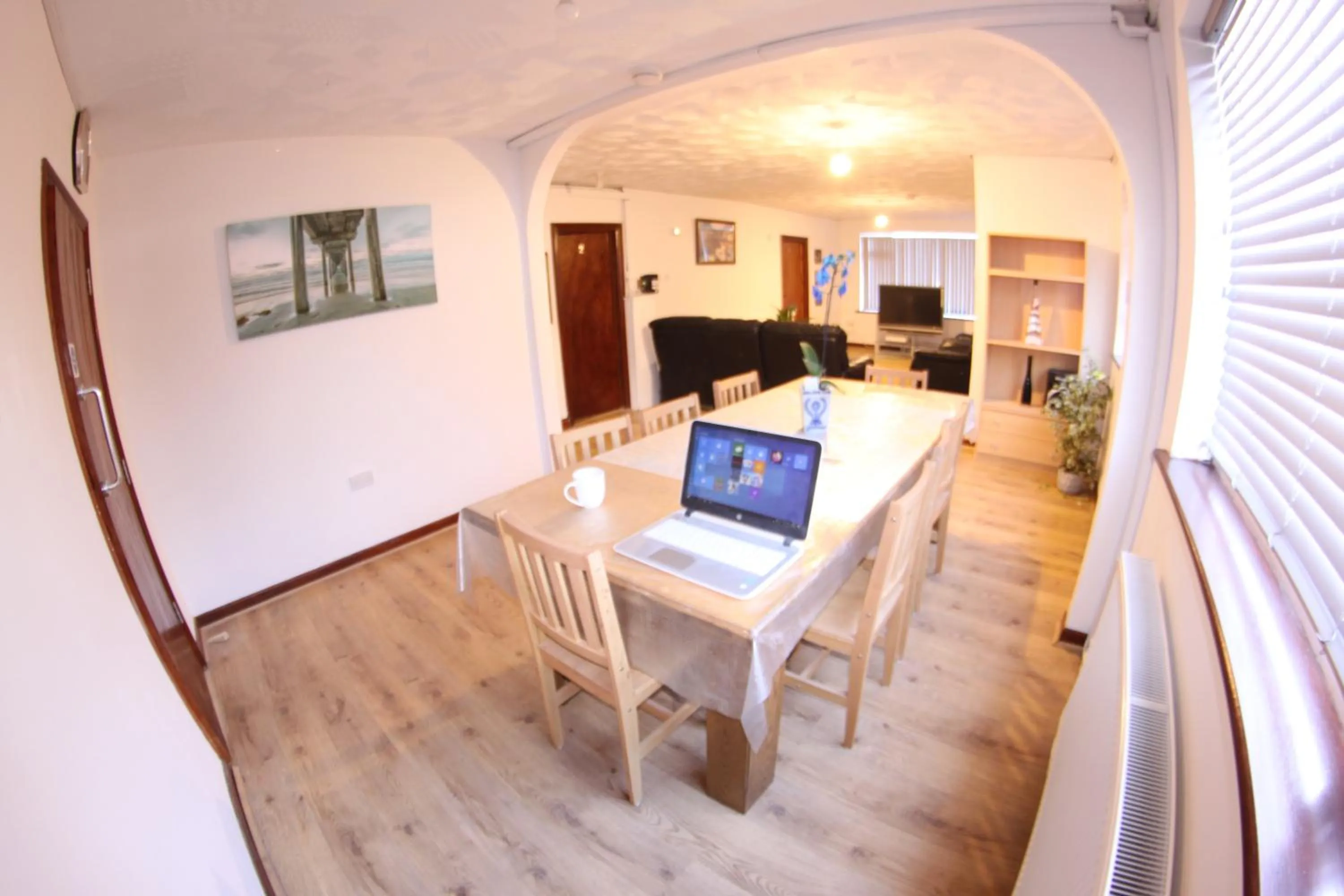Dining area in College Street Abode
