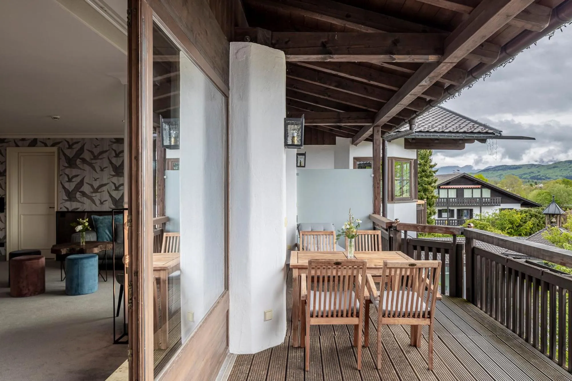 Balcony/Terrace in Alpenhof Murnau