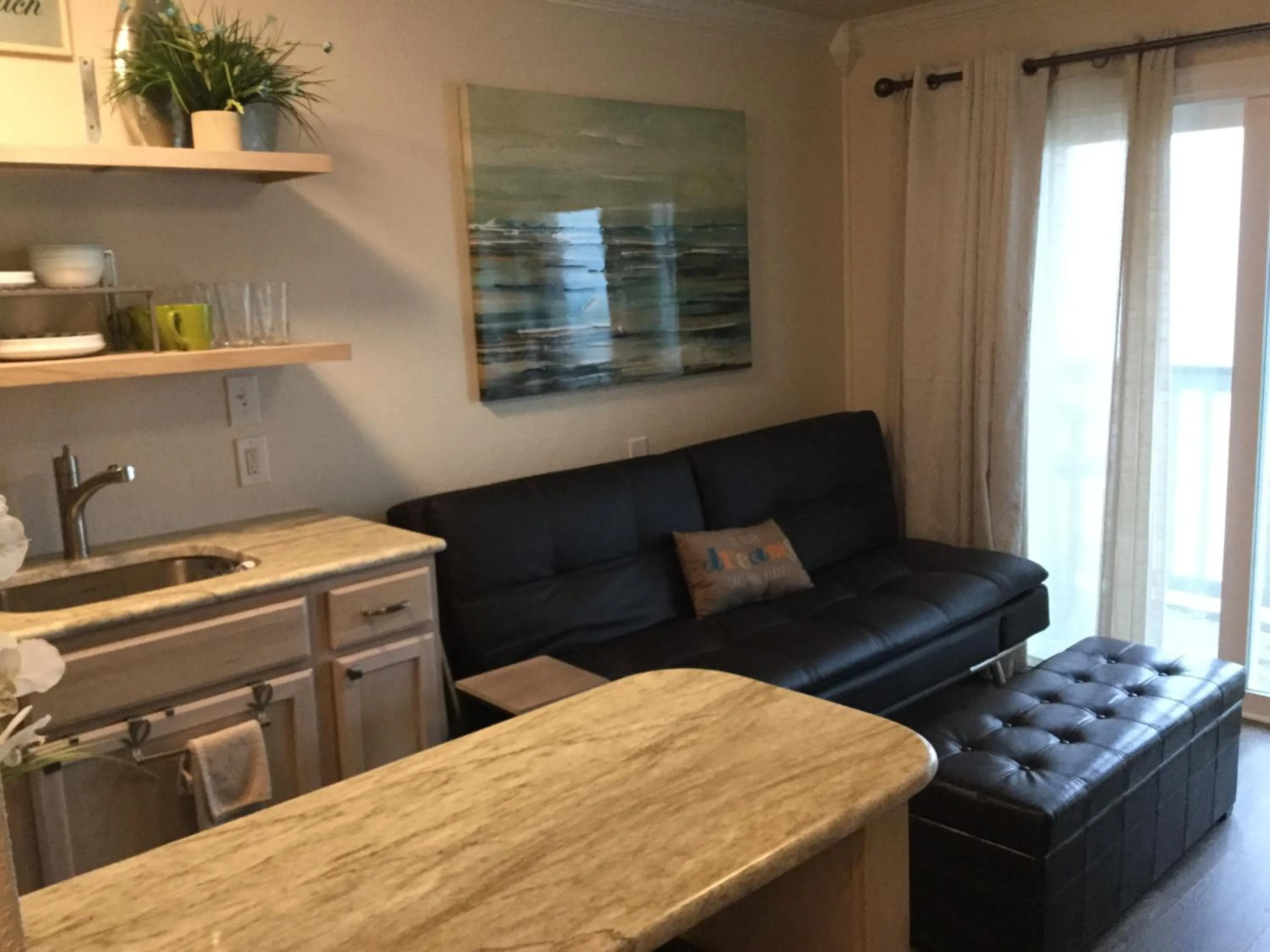 Living room in Spectacular Beach View!