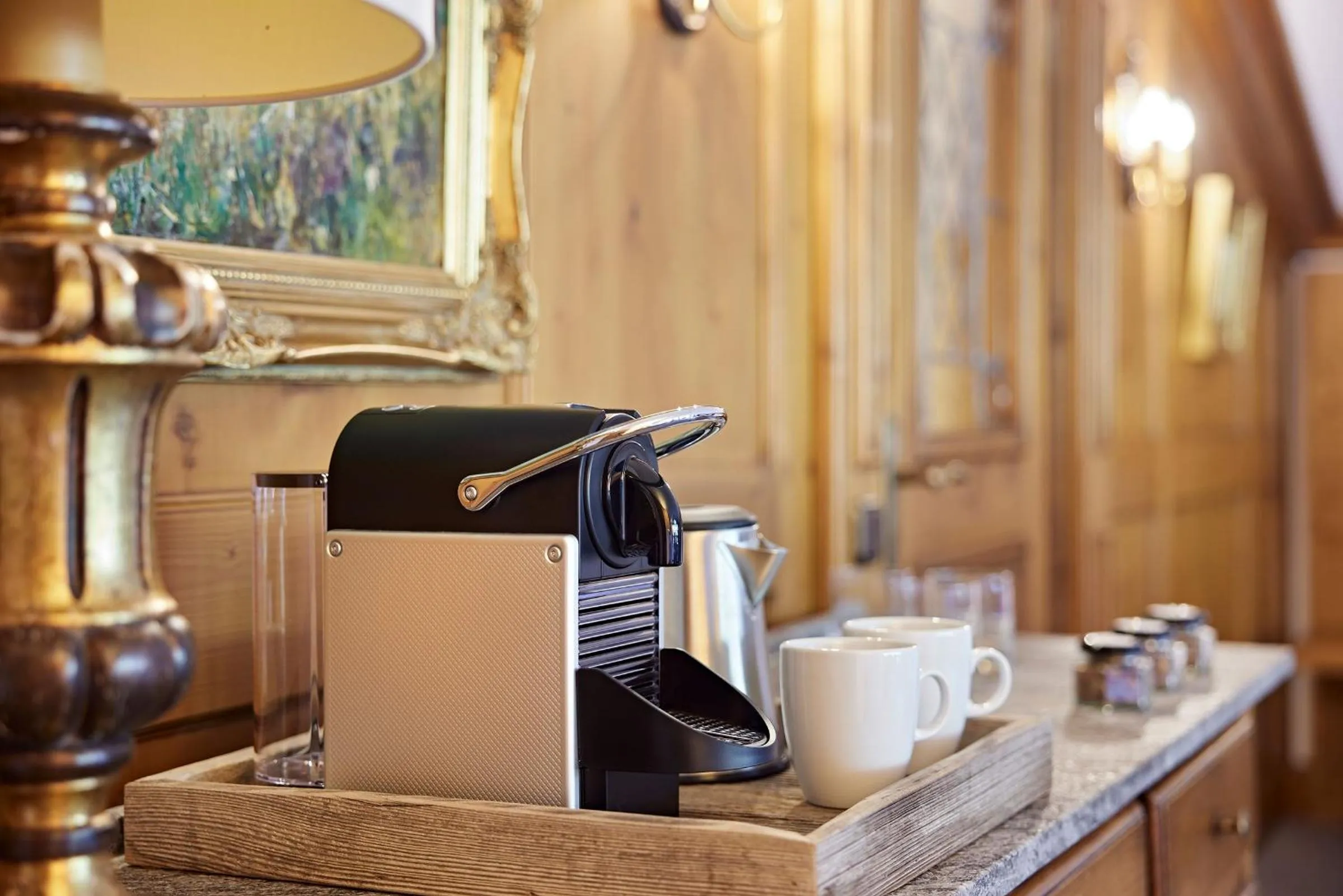 Coffee/tea facilities in Parkhotel Oberstaufen