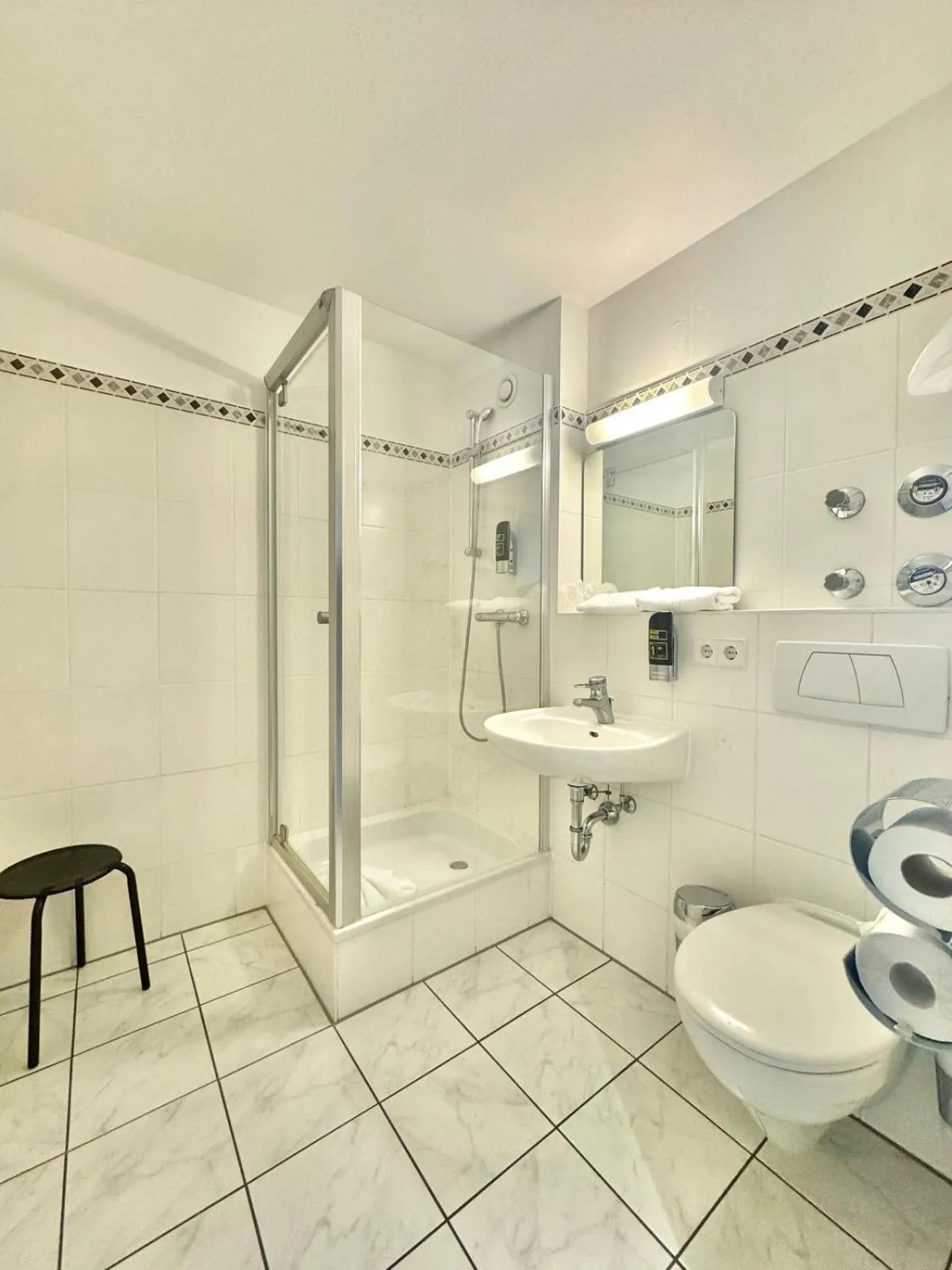 Shower in MY Parkhotel by AR Hotels