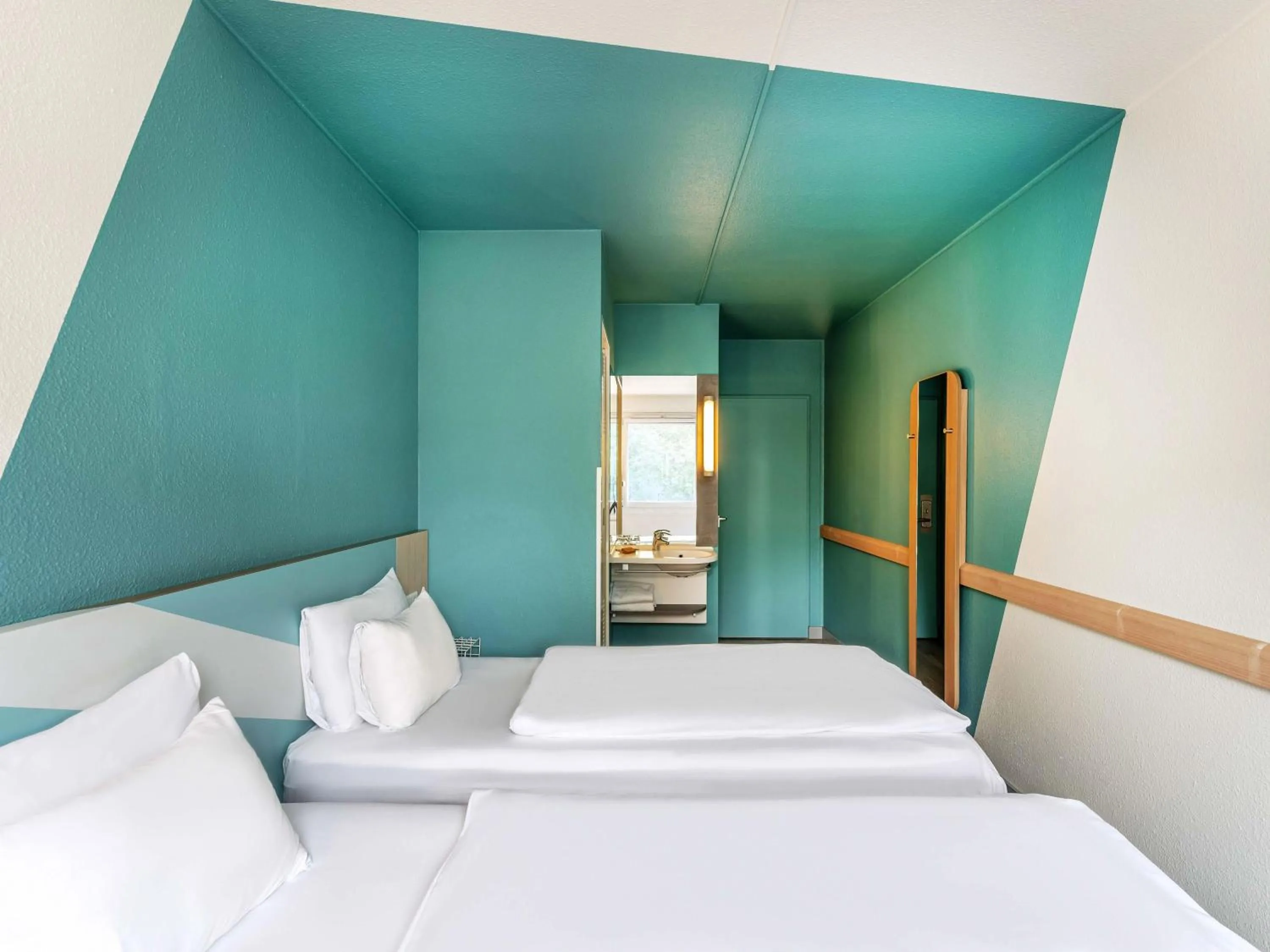 Photo of the whole room, Bed in B&B HOTEL Braunschweig-West