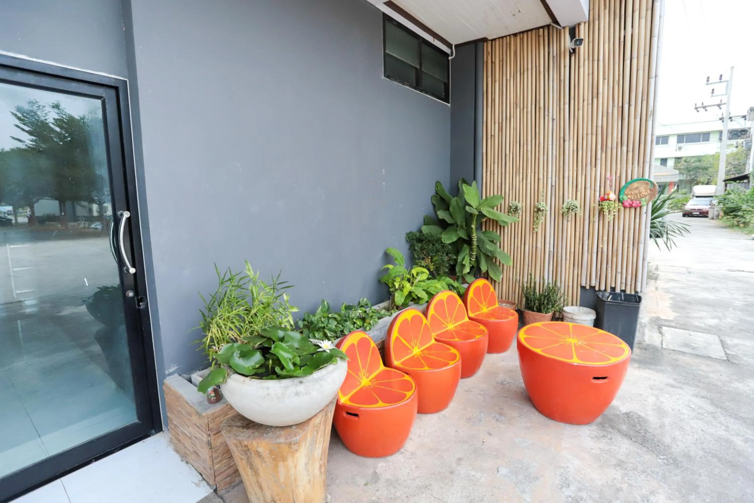 Facade/entrance in C Tower Hotel