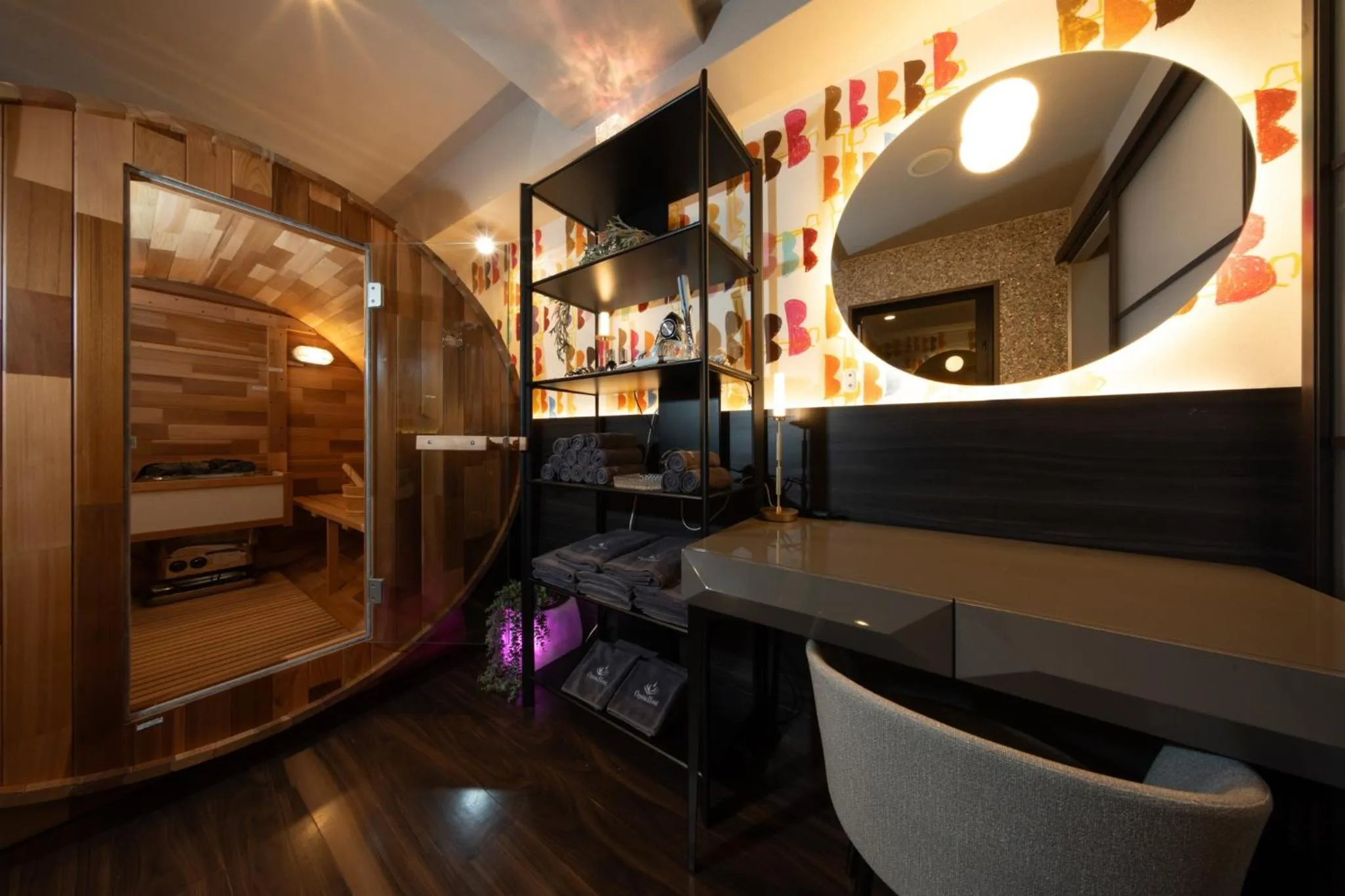 Sauna, Bed in Doutonbori Crystal Exe