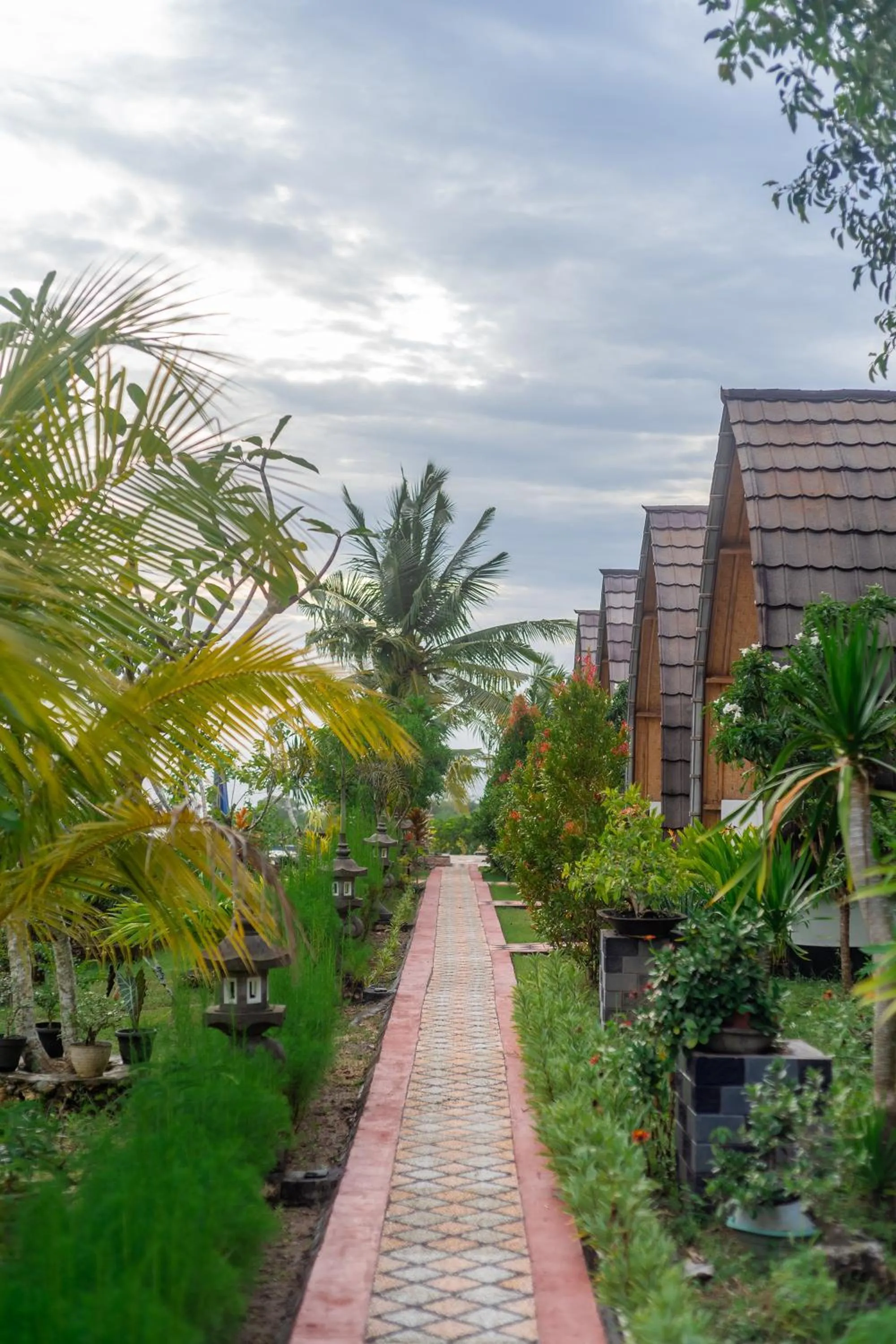 Garden view in Penida Sunset Ocean View Bungalows