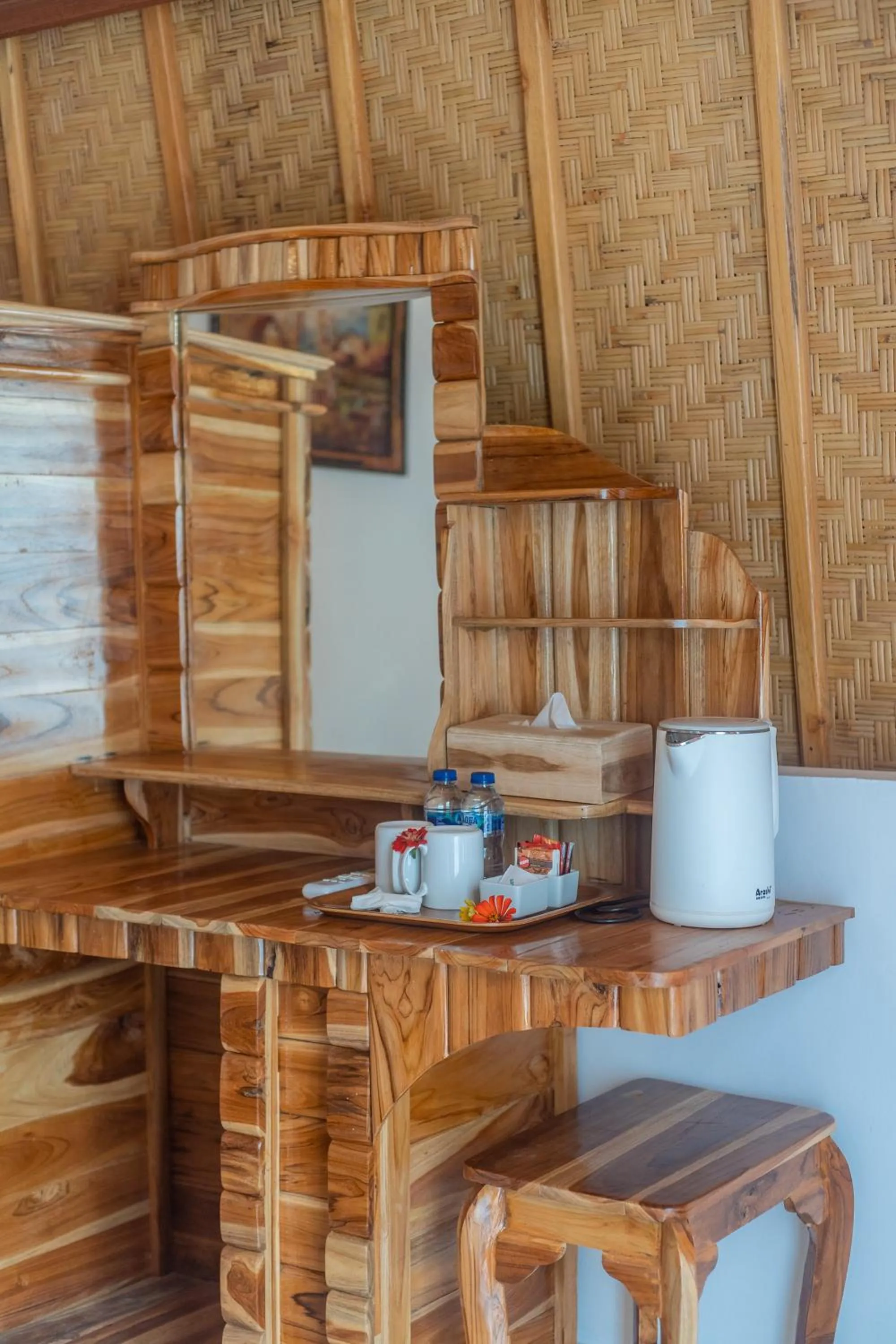 wardrobe in Penida Sunset Ocean View Bungalows