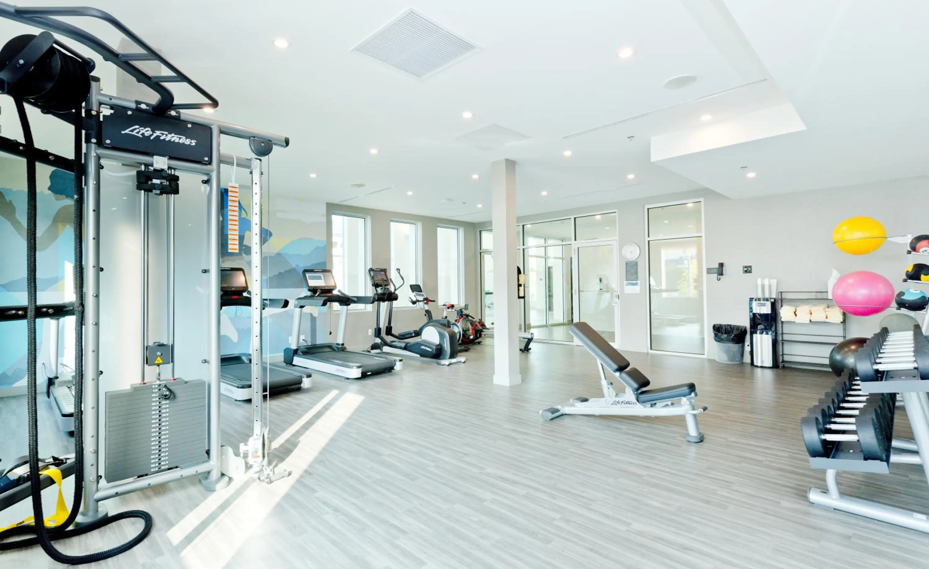 Fitness centre/facilities in Hyatt Place Kelowna
