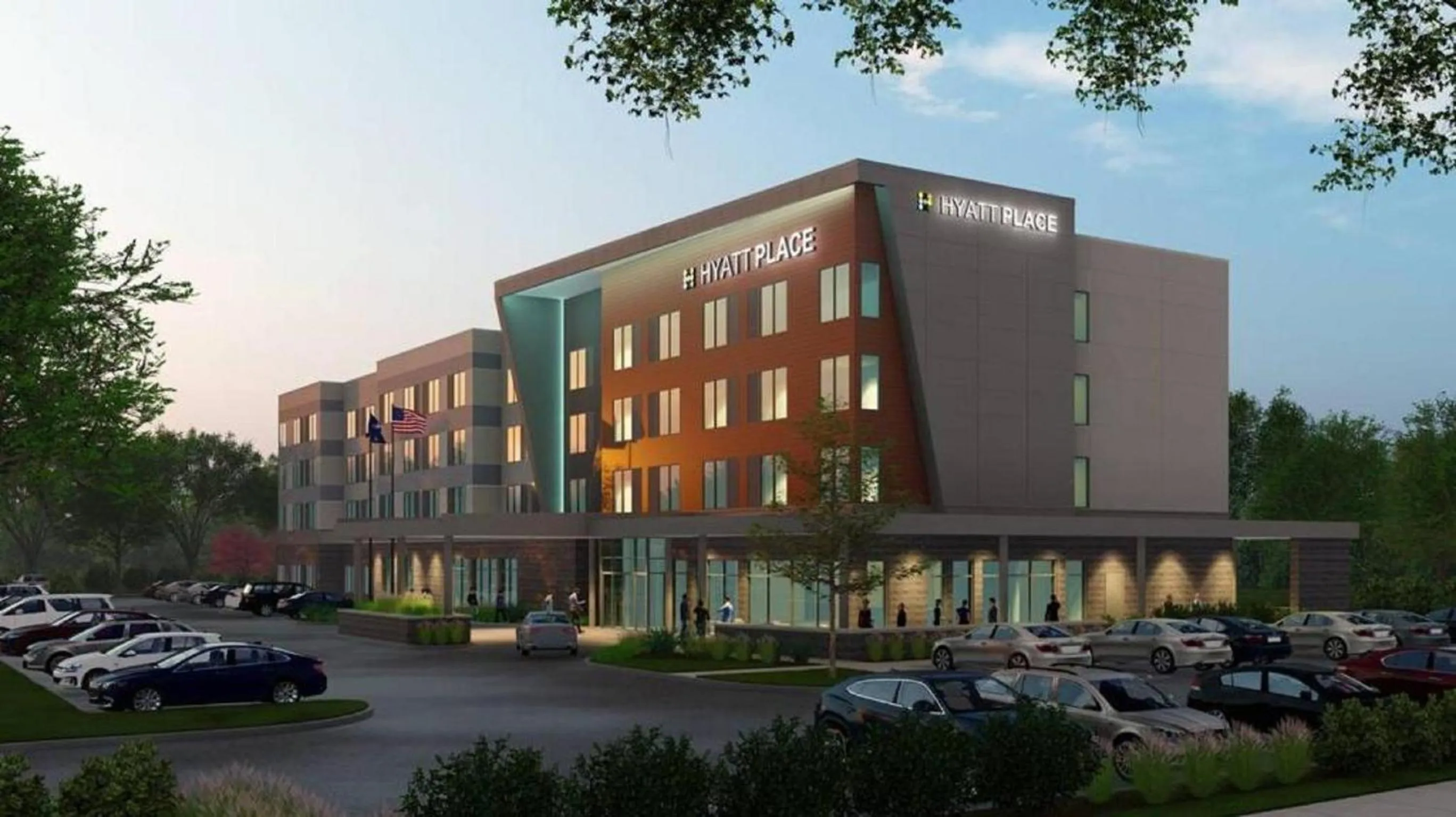 Property building in Hyatt Place at Wichita State University