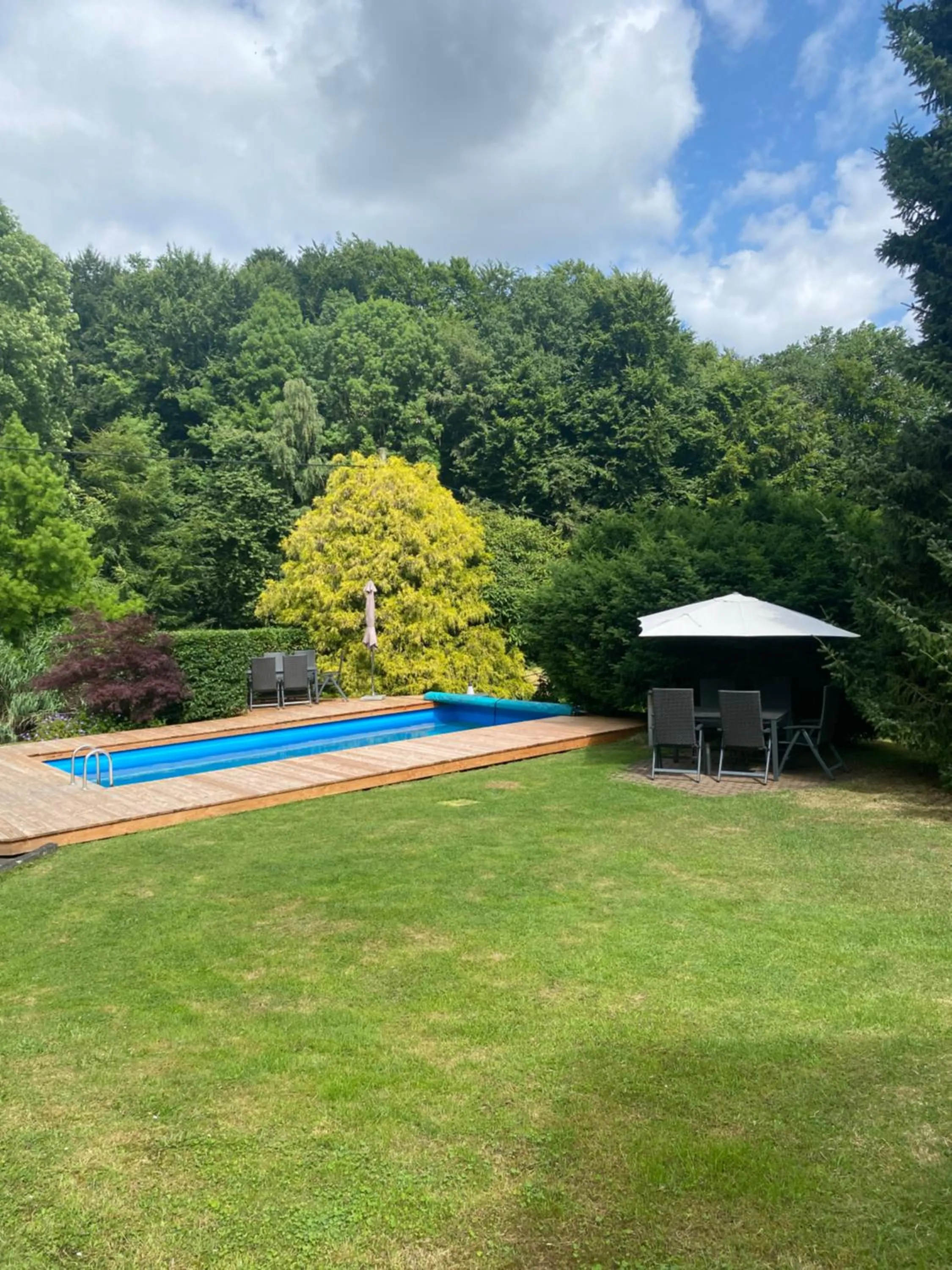 Swimming pool in Ferienhof Kröger