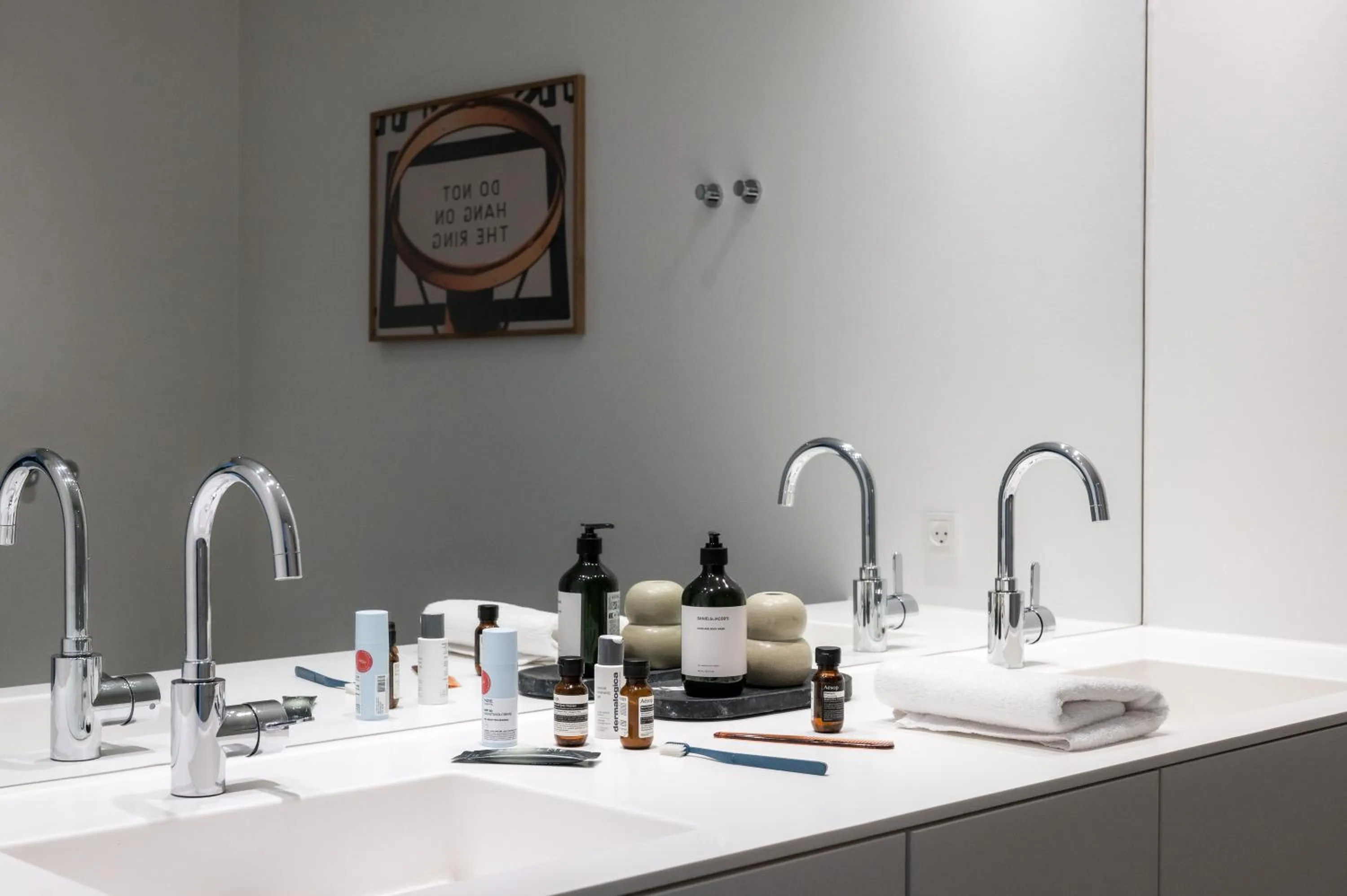 Bathroom in The Pier apartments by Daniel&Jacob's