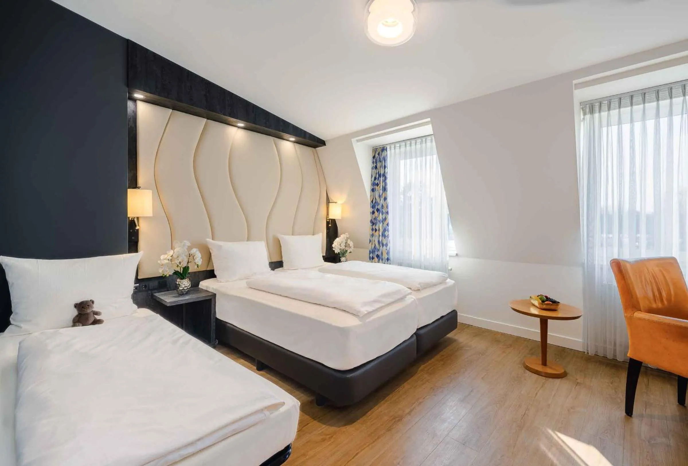 Bedroom, Bed in PLAZA INN Köln Pulheim