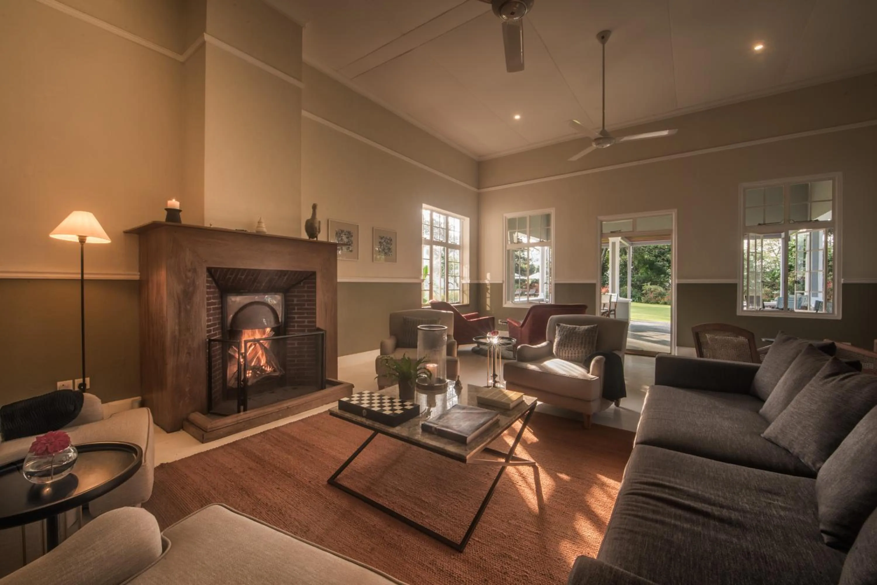 Seating area in Nine Skies