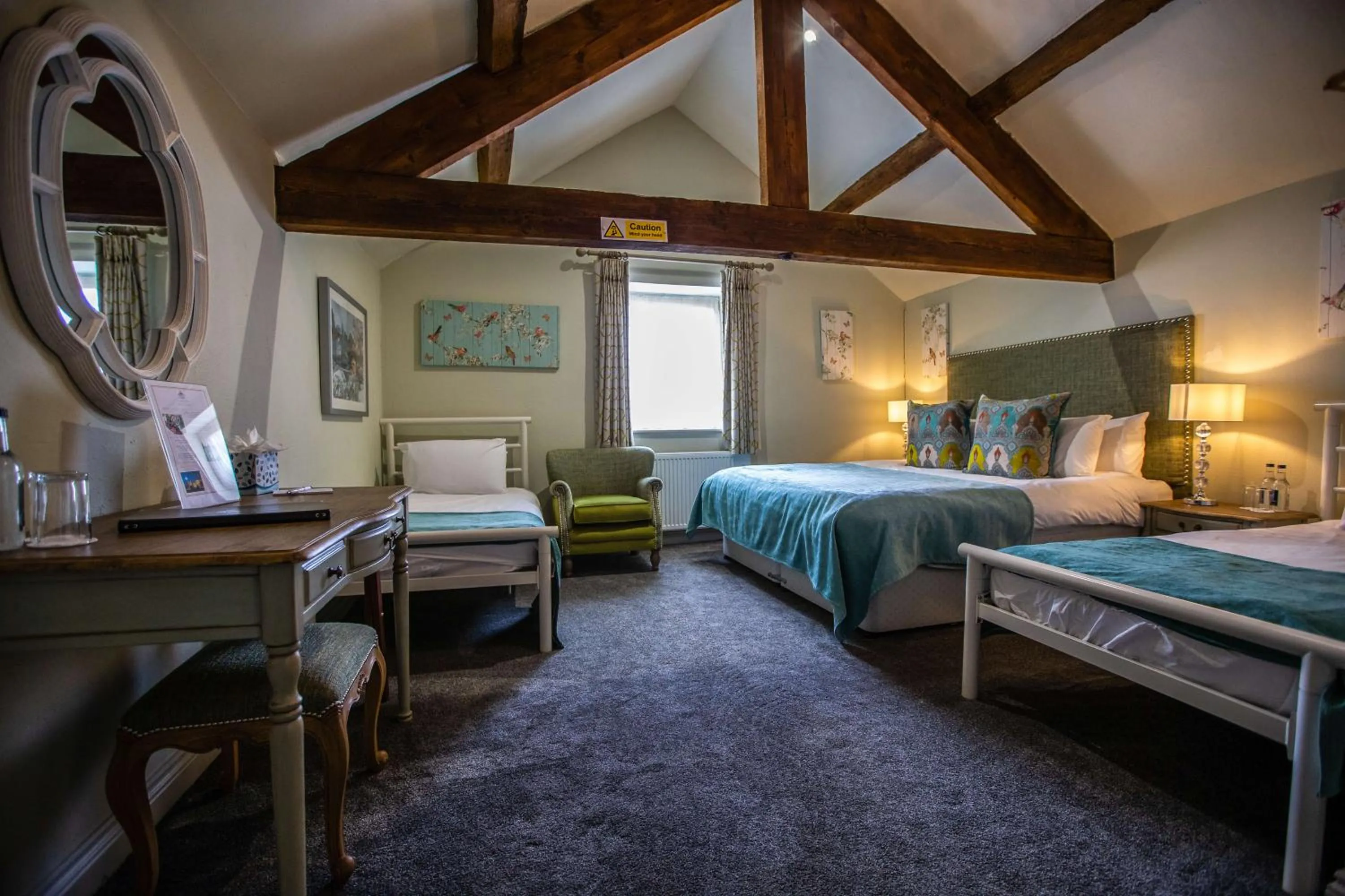 Bed in The Wyndham Hotel