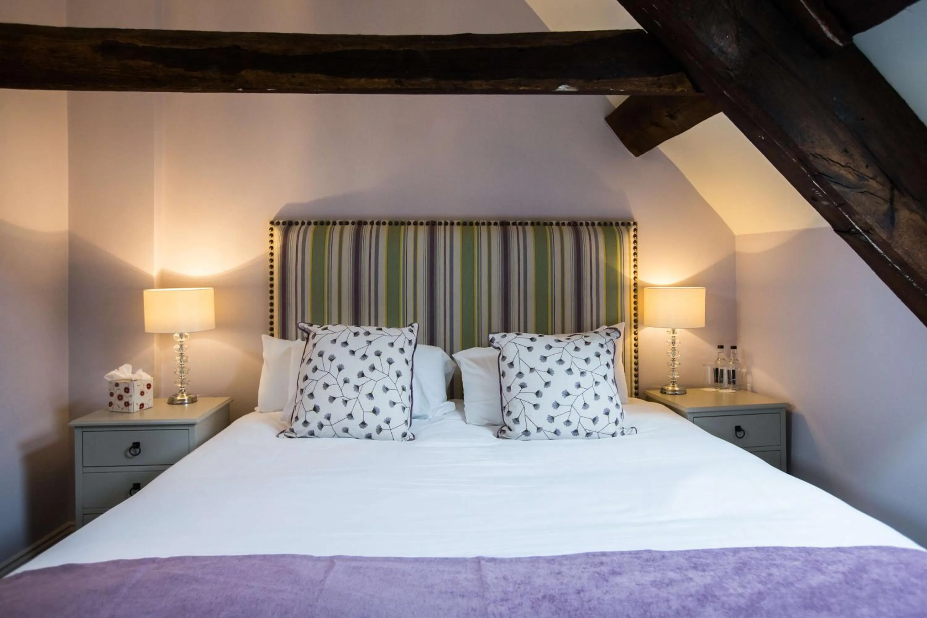 Bed in The Wyndham Hotel