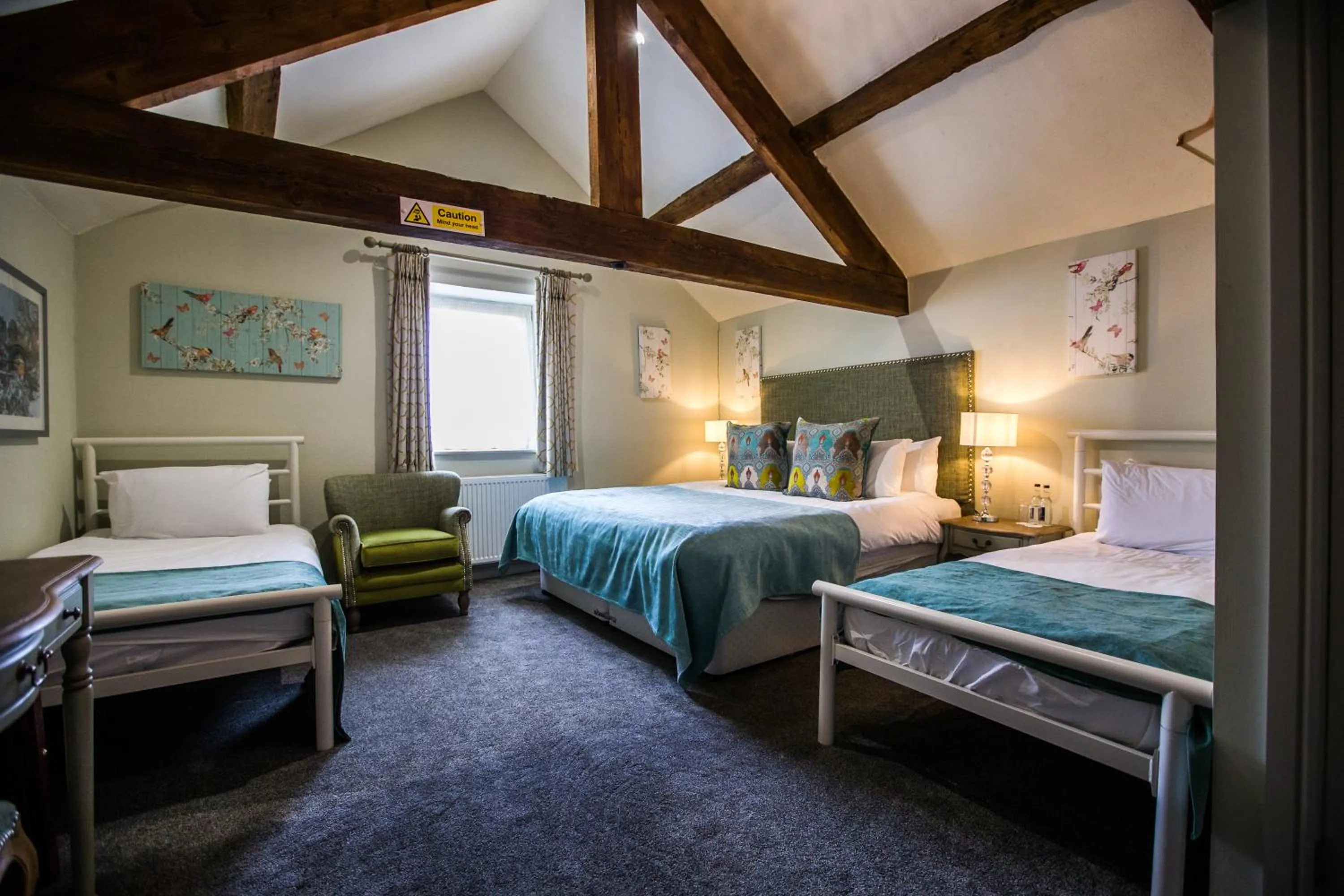 Bed in The Wyndham Hotel