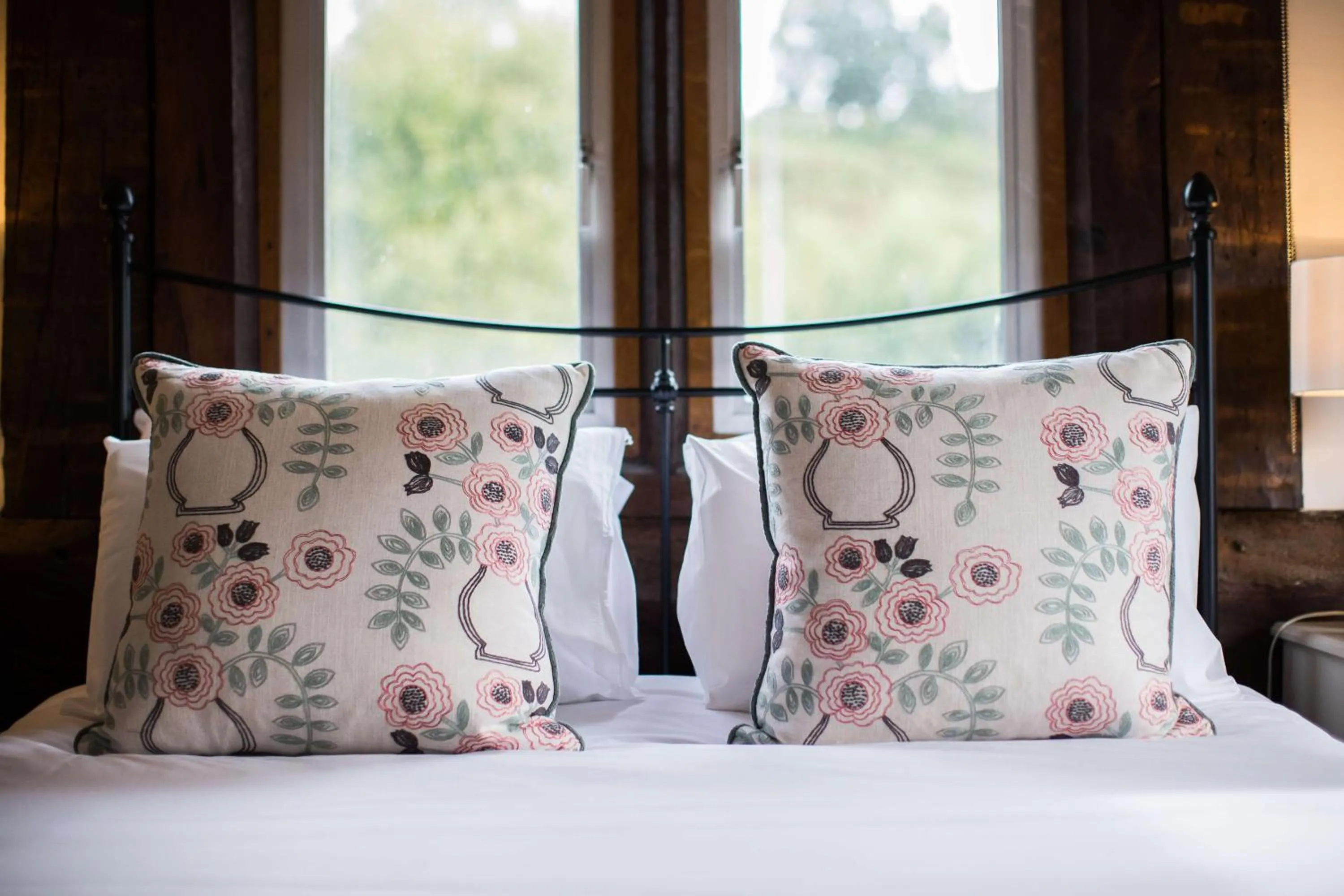 Bed in The Wyndham Hotel