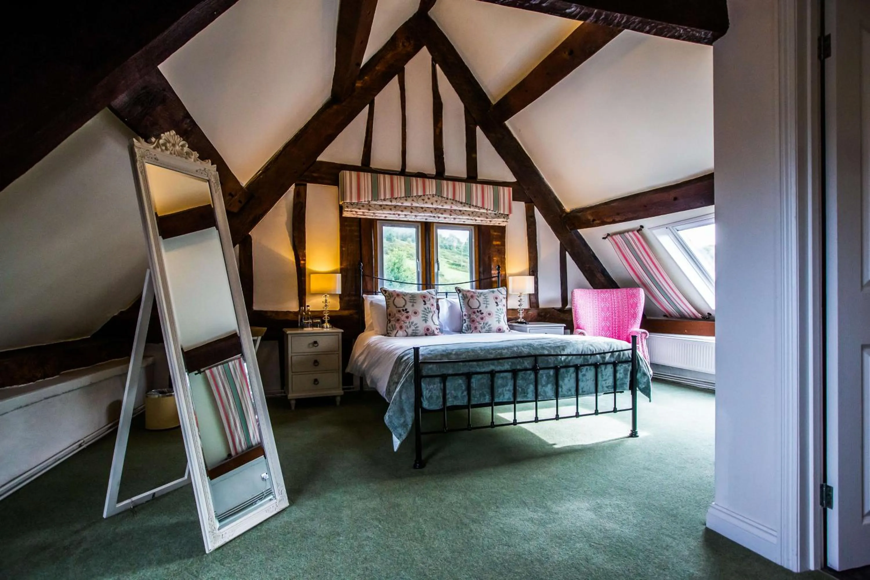 Bed in The Wyndham Hotel