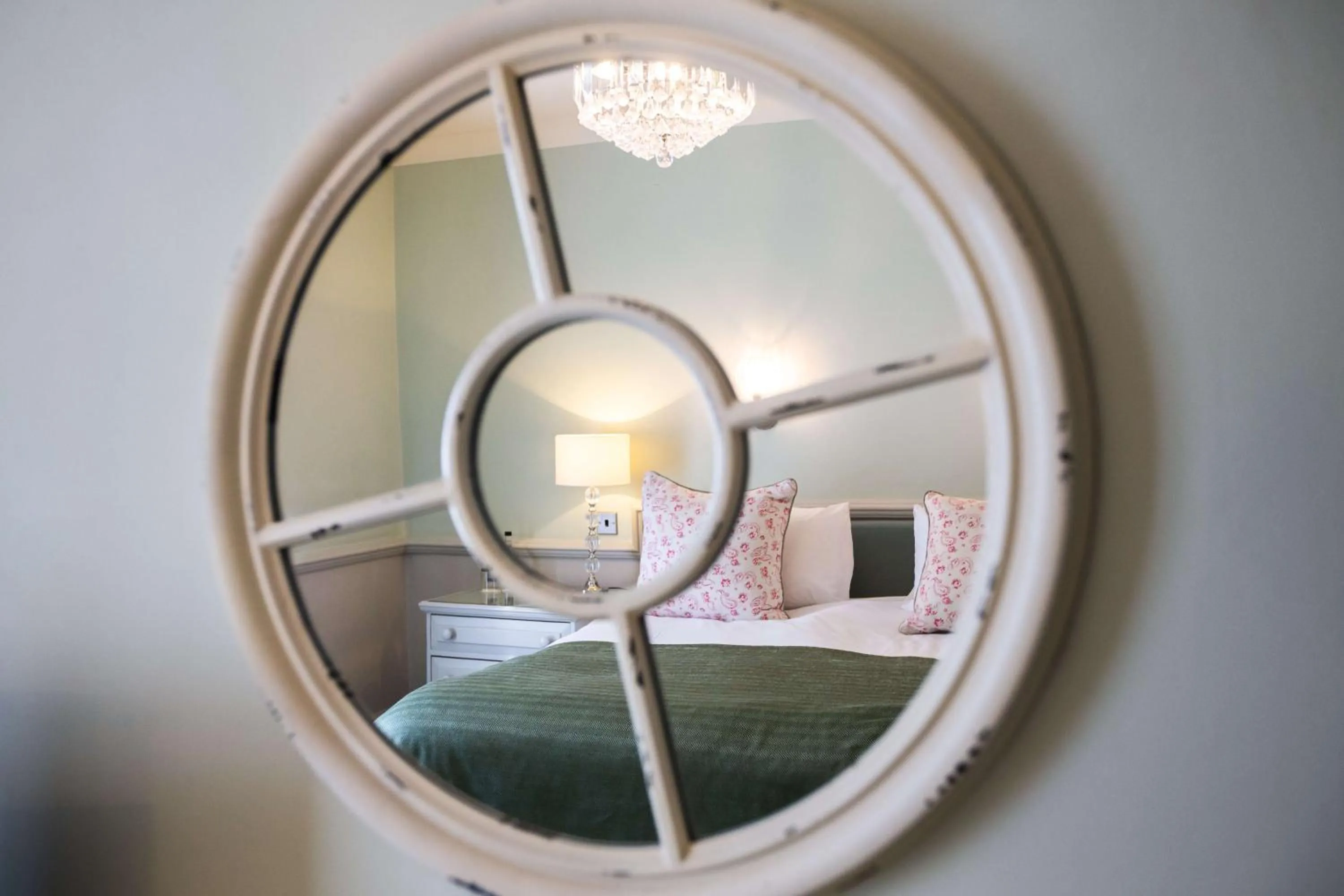 Bed in The Wyndham Hotel