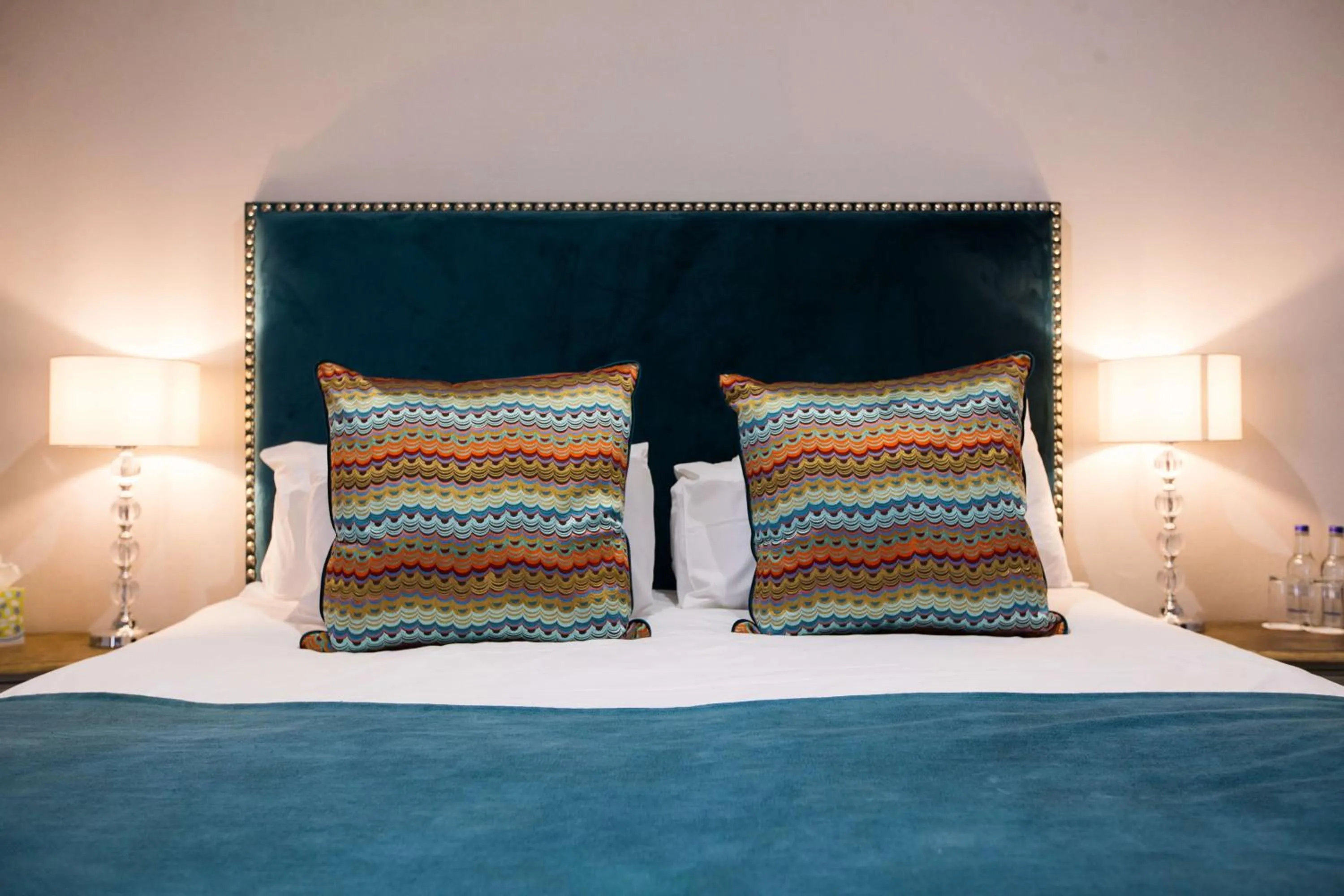 Bed in The Wyndham Hotel