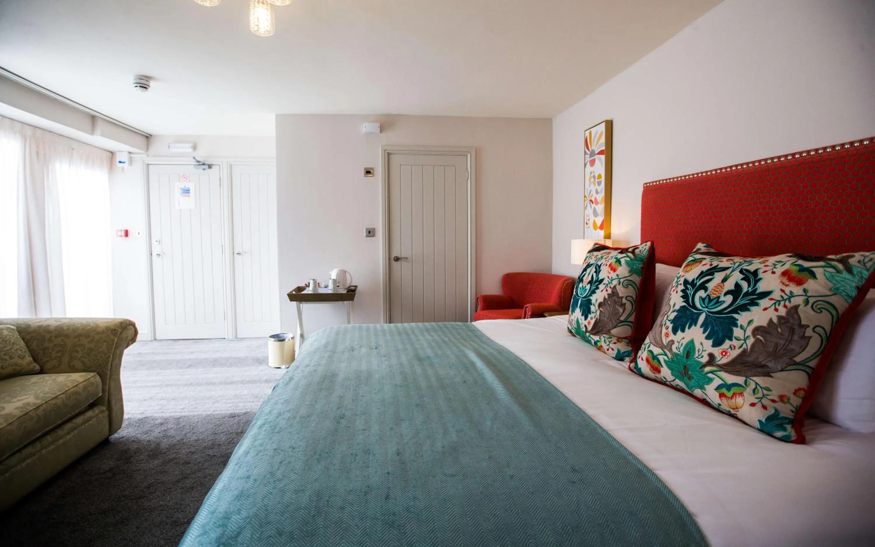 Bed in The Wyndham Hotel