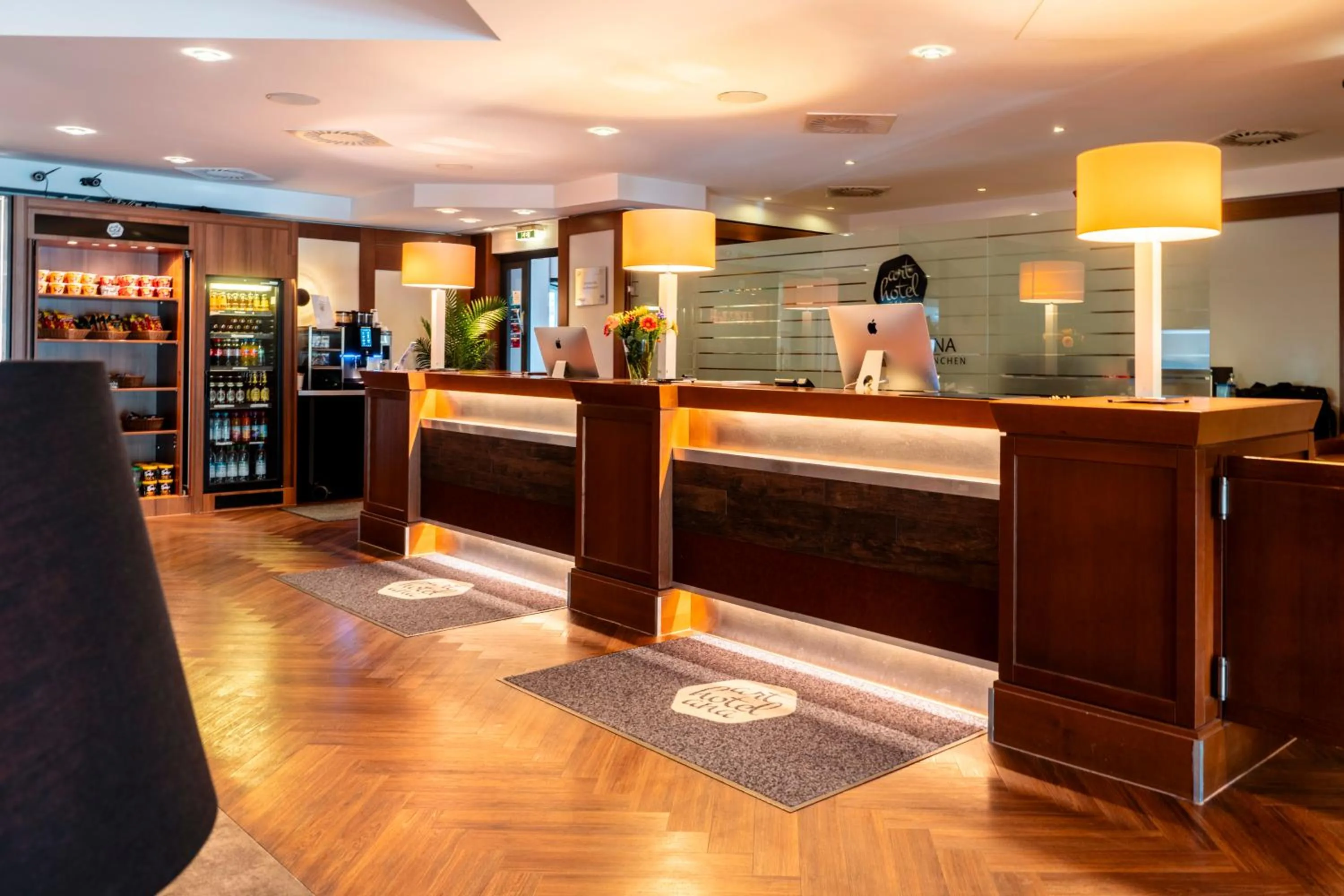 Lobby or reception in Arthotel Ana im Olympiapark