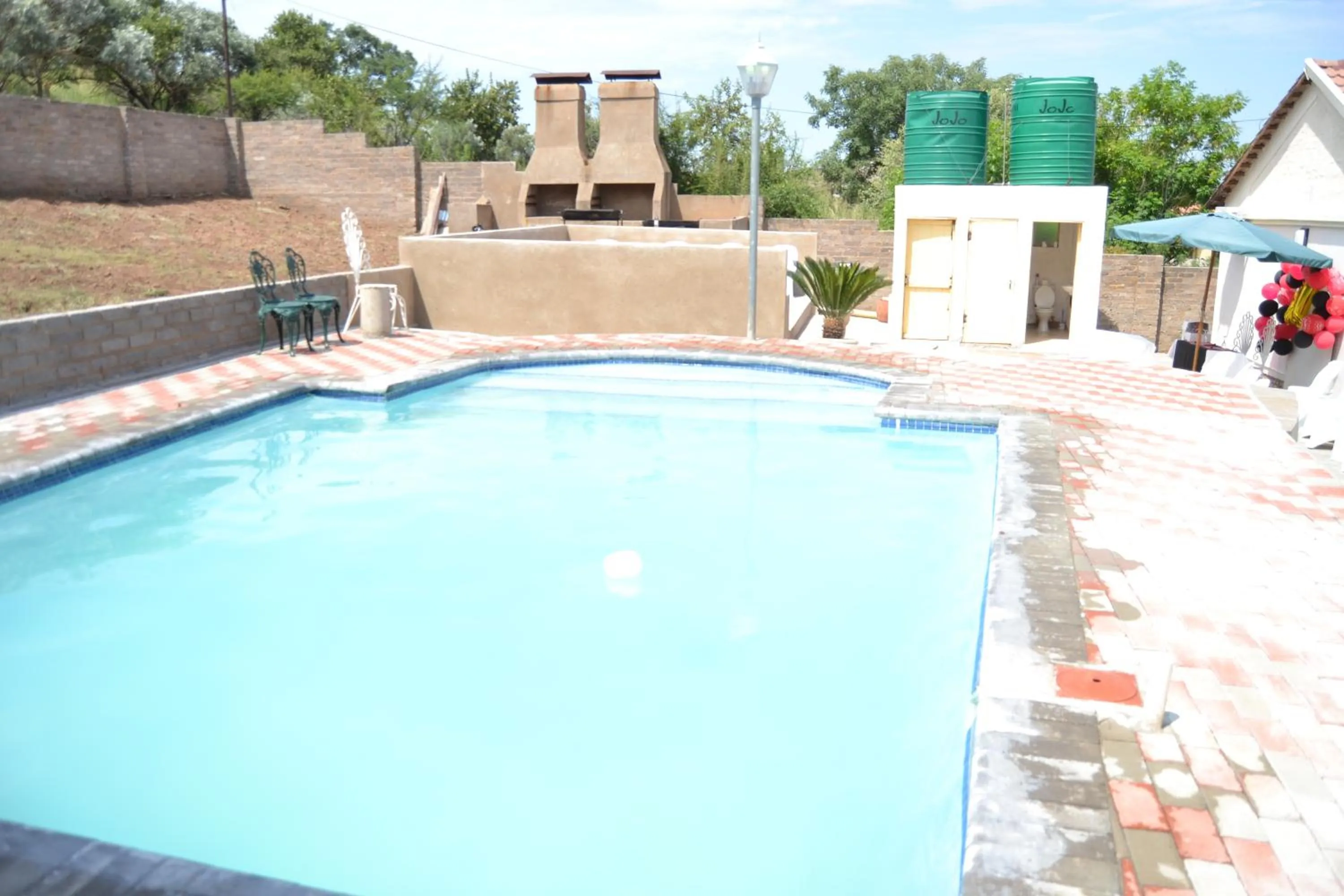 Pool view in Kamogelo Guest House
