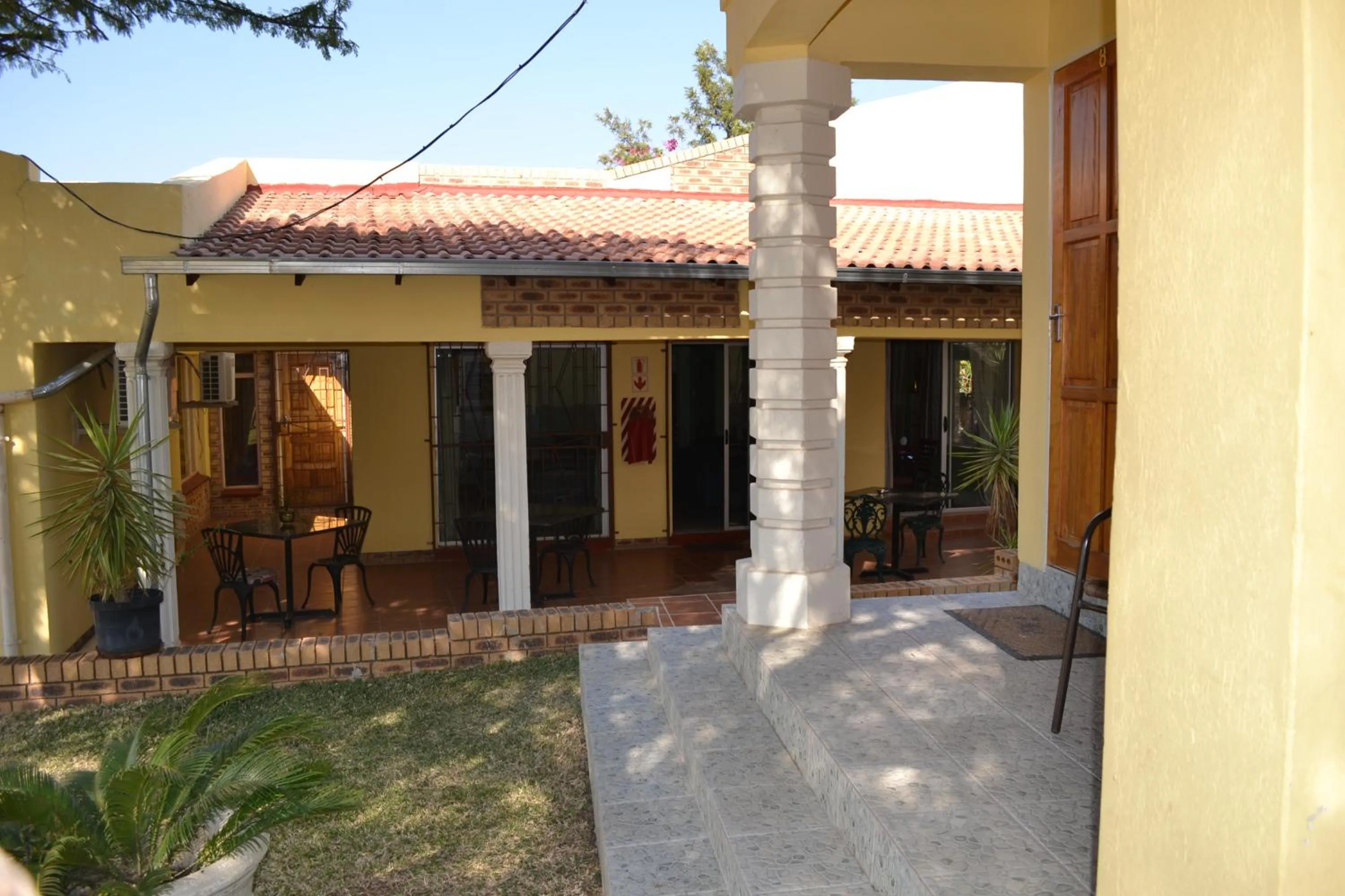 Patio in Kamogelo Guest House