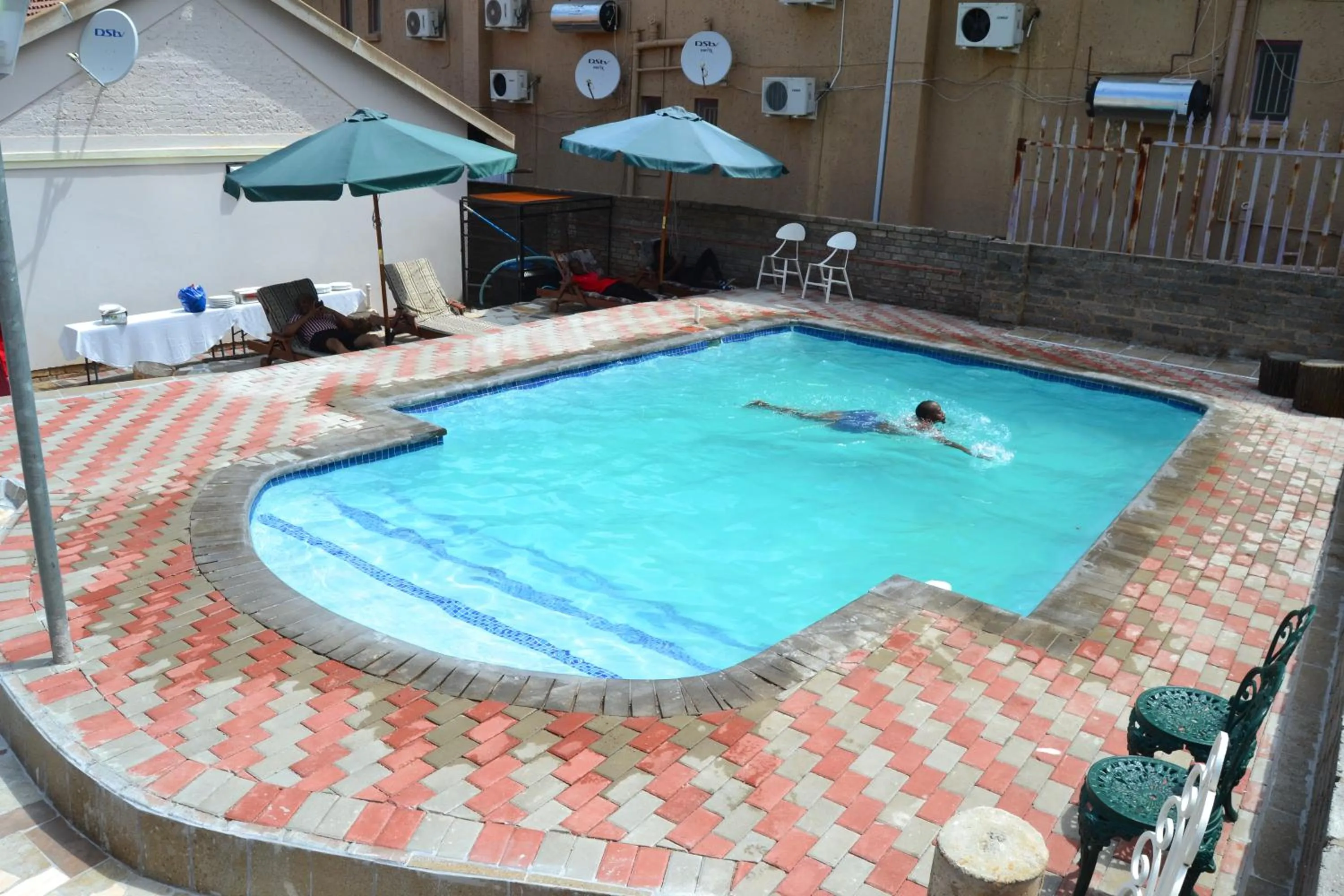 Pool view in Kamogelo Guest House