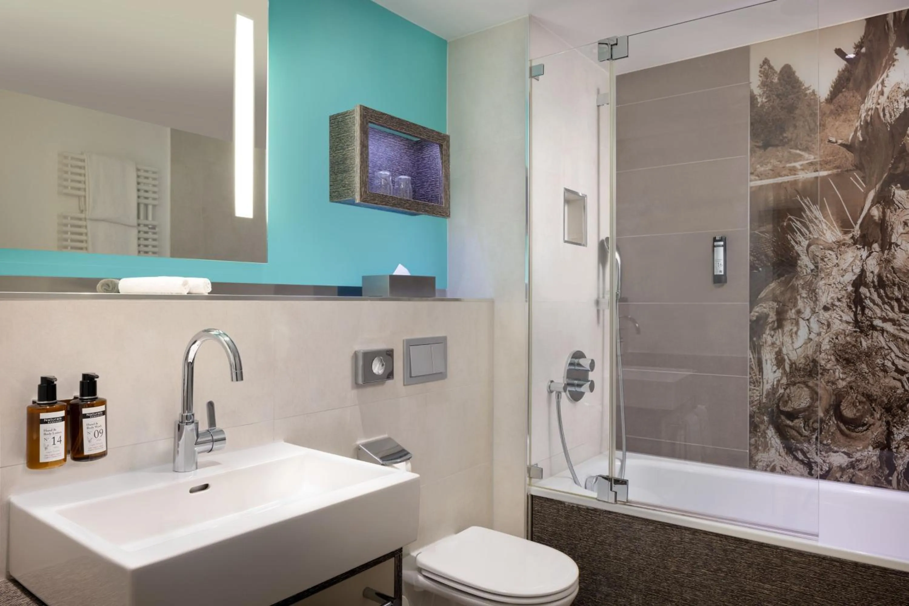 Bathroom in Arabella Alpenhotel am Spitzingsee, a Tribute Portfolio Hotel