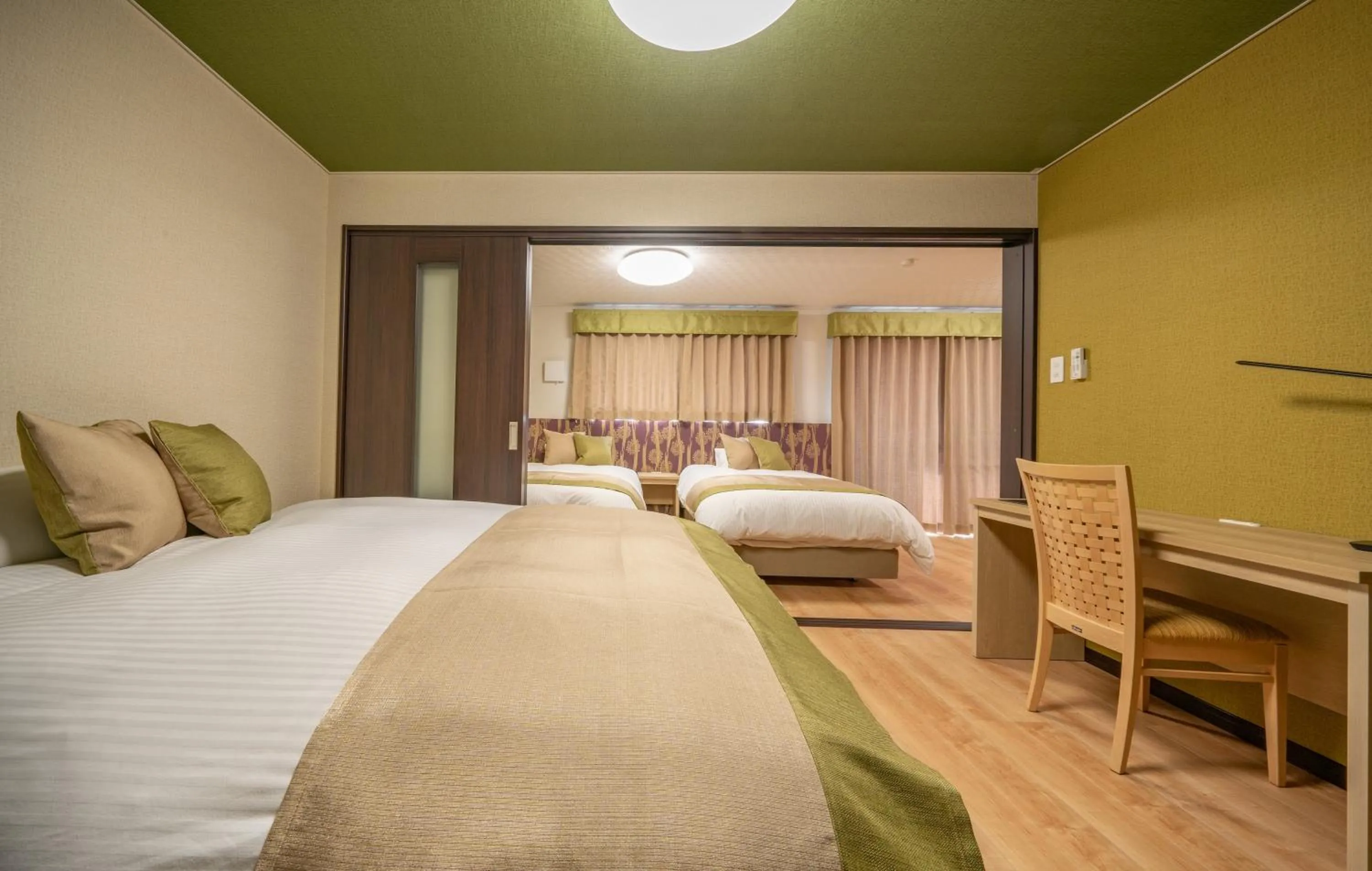 Bed in Residence Hotel Takayama Station