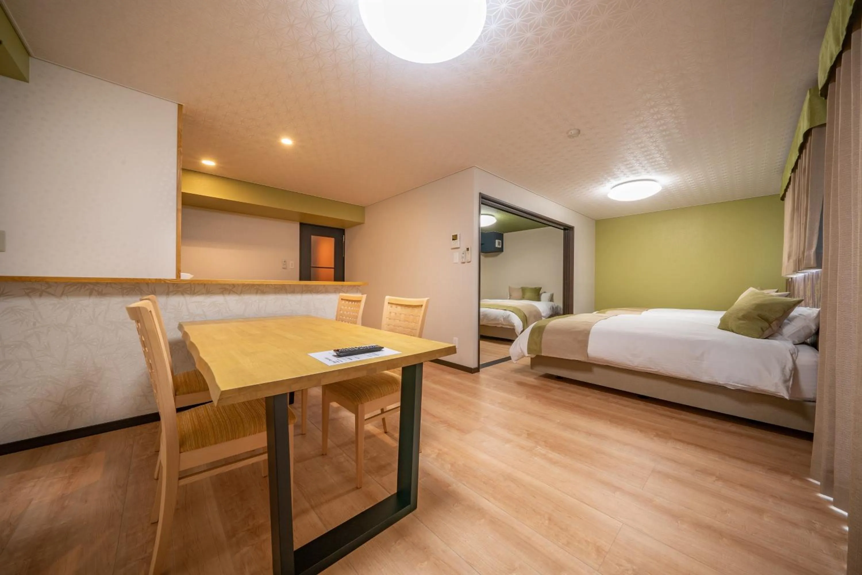 Bed in Residence Hotel Takayama Station