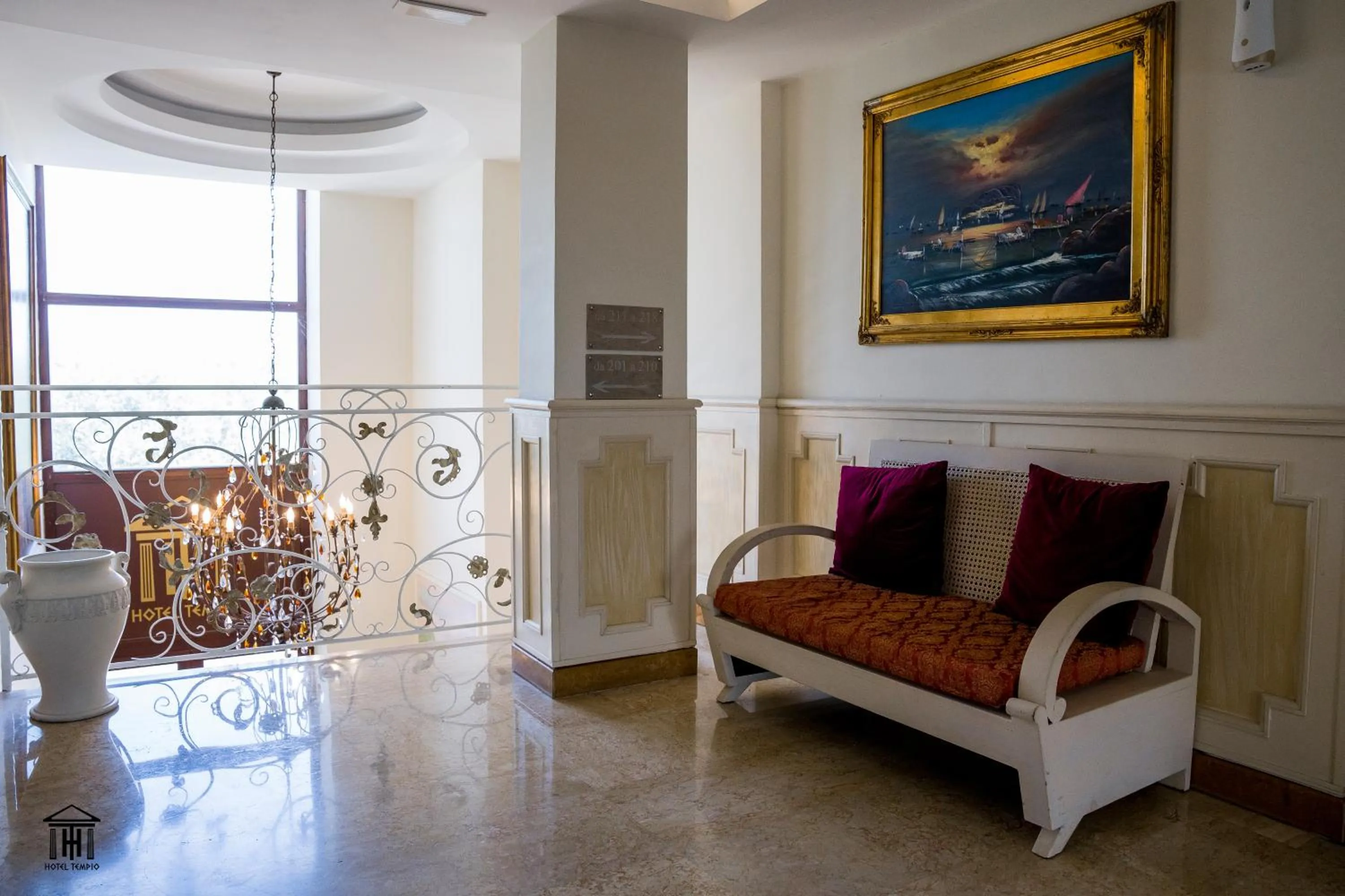 Lobby or reception in Hotel Tempio