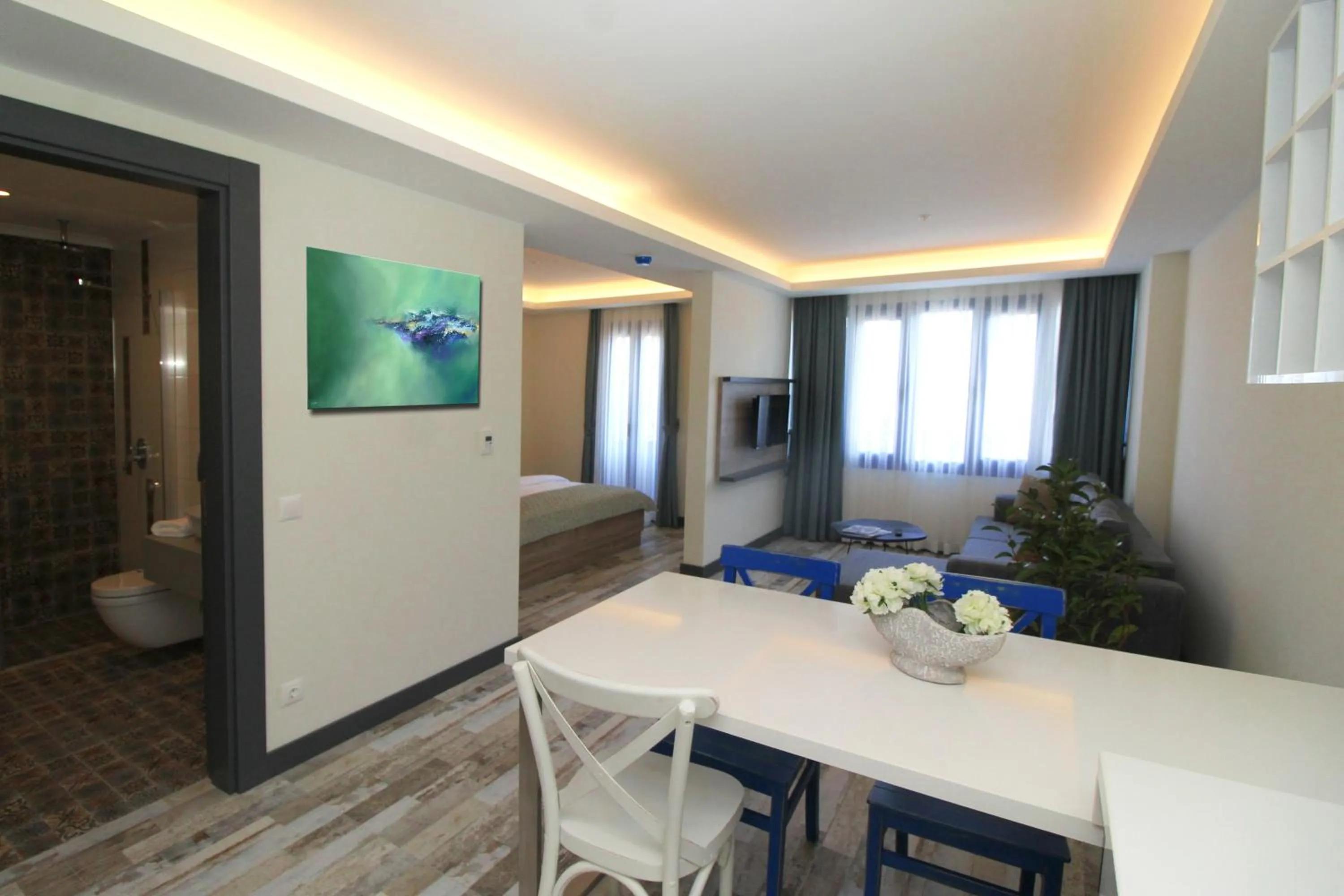 Seating area in Acropol Of Bodrum Beach Hotel