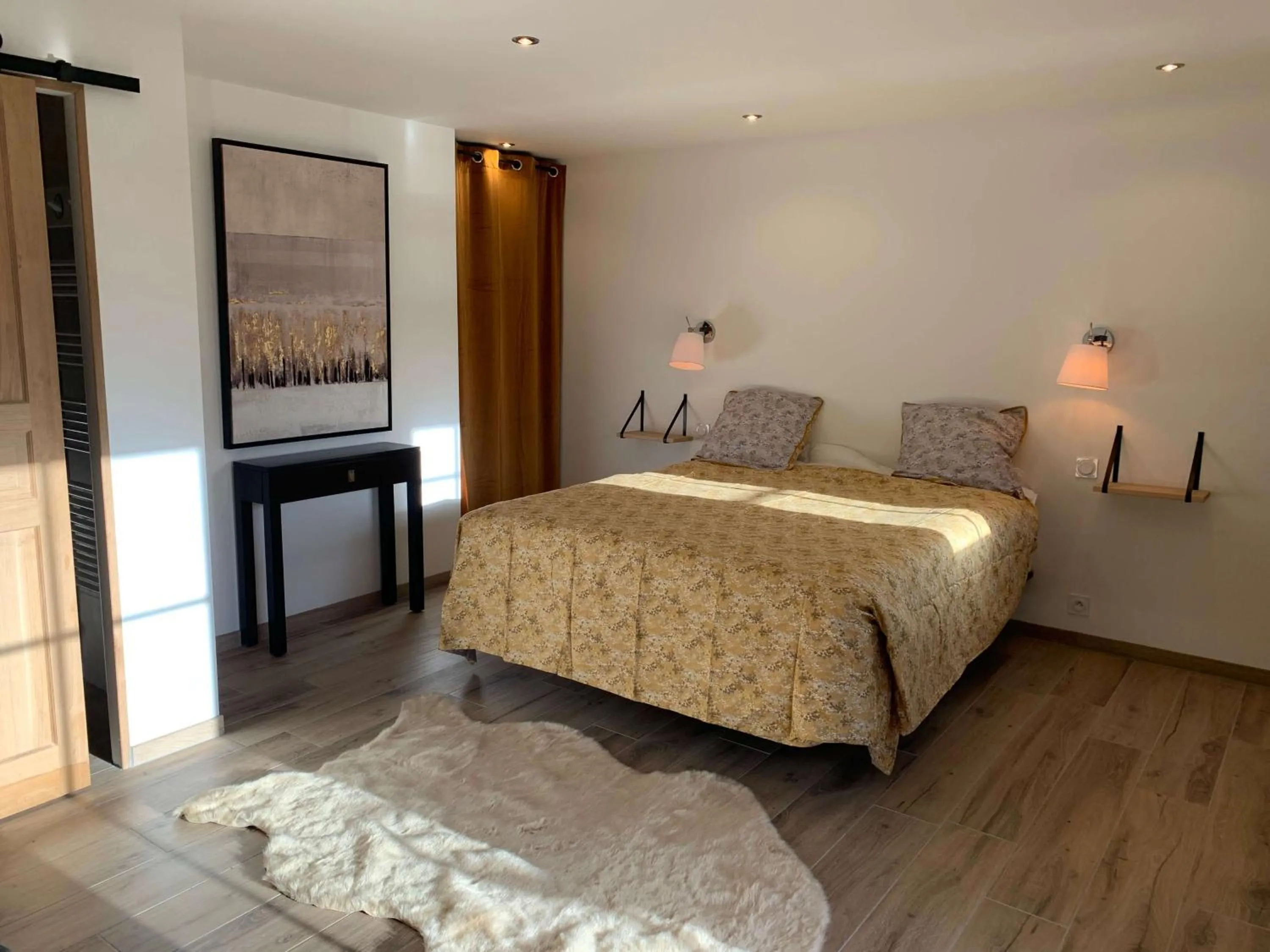 Bedroom, Bed in Les Villas d Onalou Kergastel